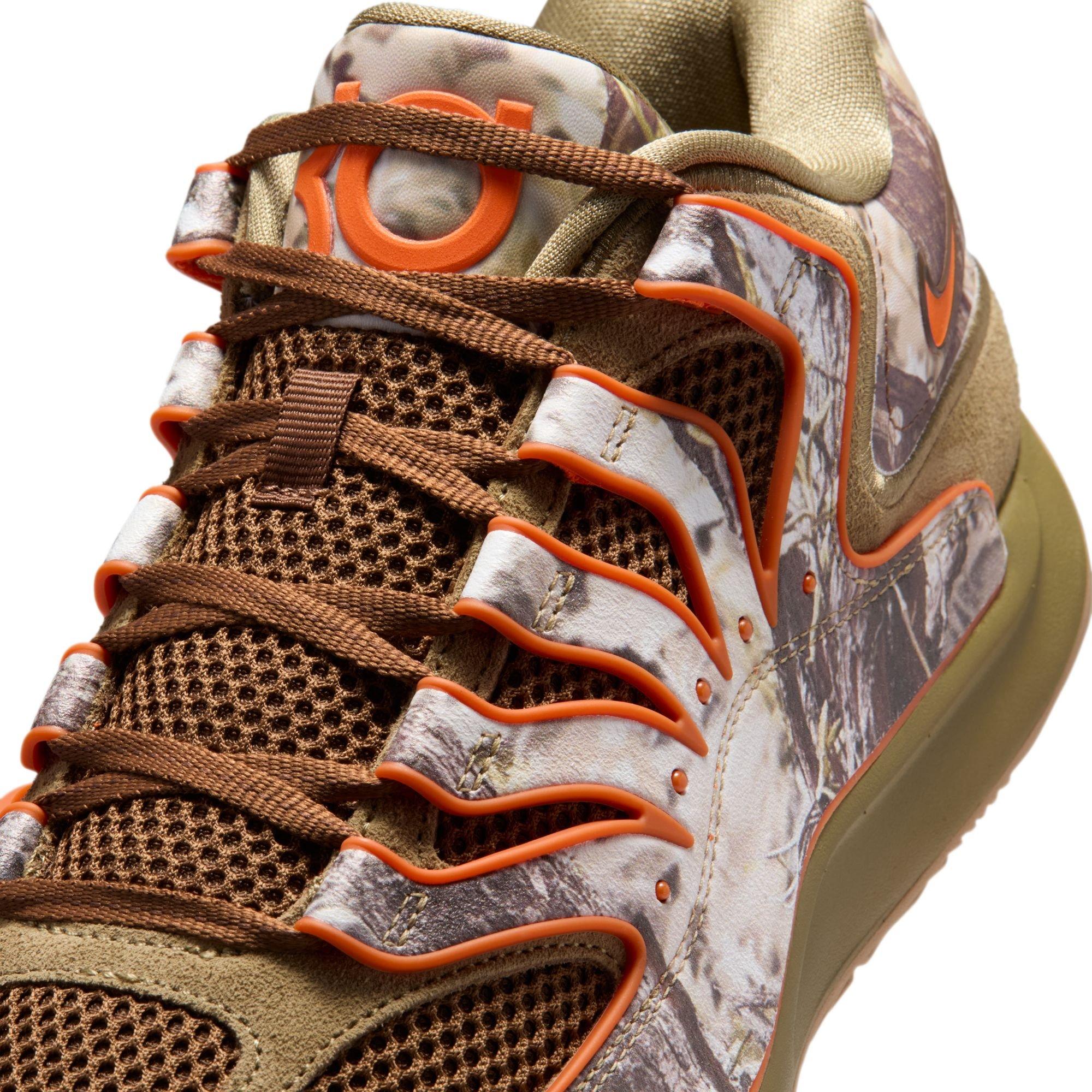 Nike KD18 "Coyote" Men's Basketball Shoe - COYOTE/SAFETY ORANGE/BROWN Thumbnail View 5