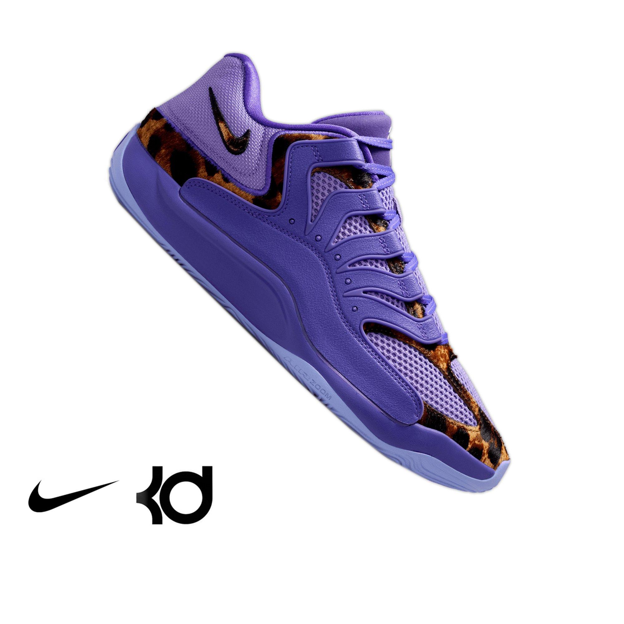 Nike KD18 "Space Purple" Men's Basketball Shoe - SPACE PURPLE/PURE PURPLE Thumbnail View 1