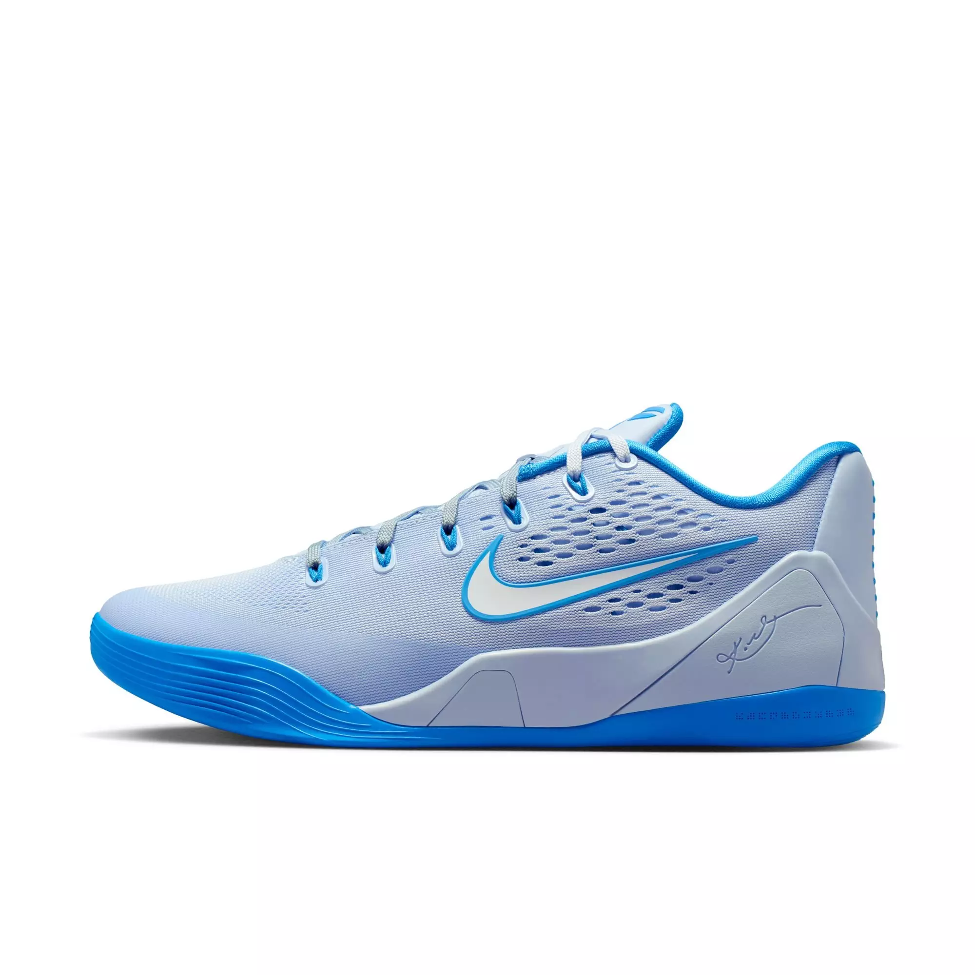 Nike Kobe IX Elite Low EM Protro "Hydrogen Blue" Men's Basketball Shoe - HYDROGEN BLUE/PHOTO BLUE/WHITE