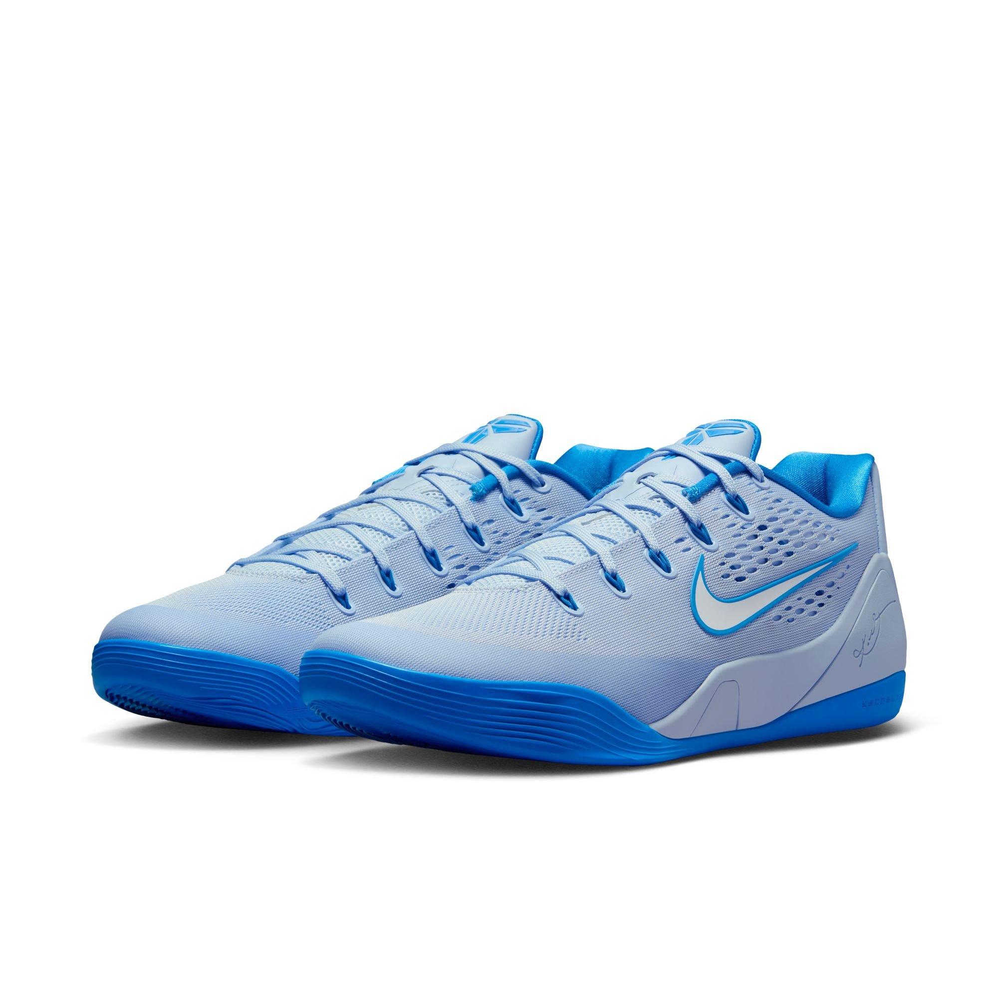 Nike Kobe IX Elite Low EM Protro "Hydrogen Blue" Men's Basketball Shoe - HYDROGEN BLUE/PHOTO BLUE/WHITE Thumbnail View 4