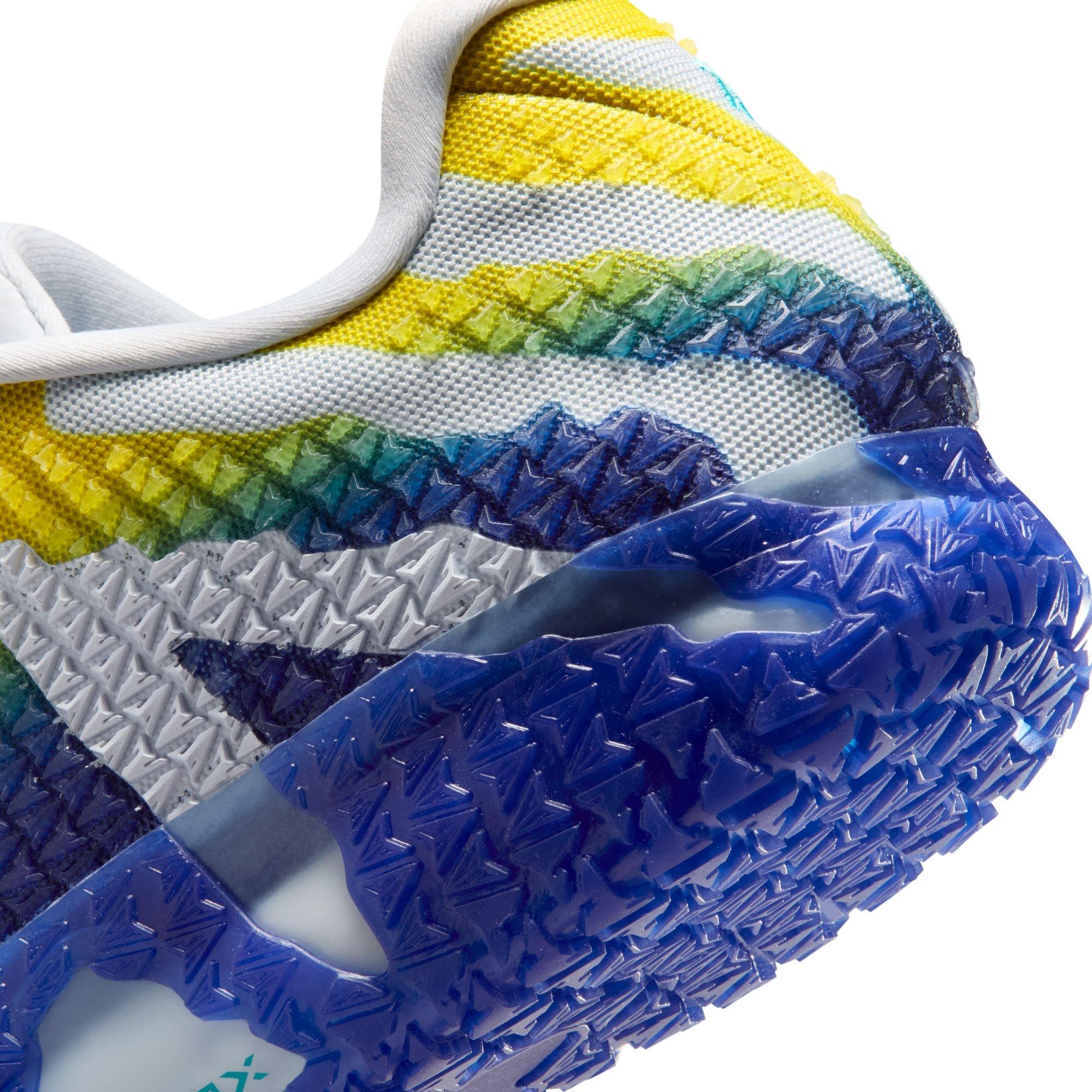 Nike Ja 3 "Murray State" Men's Basketball Shoe - PURE PLATINUM/DEEP ROYAL BLUE/LIGHTENING Thumbnail View 6