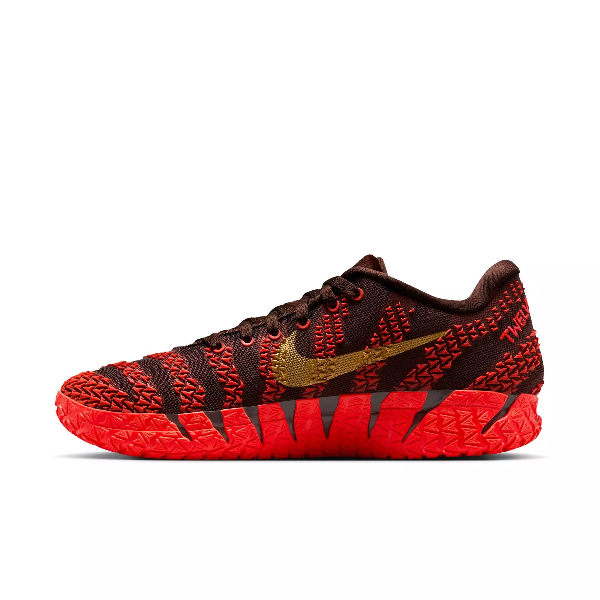 Nike Ja 3 "Lunar New Year" Men's Basketball Shoe - CHOCOLATE/METALLIC GOLD/SILT RED