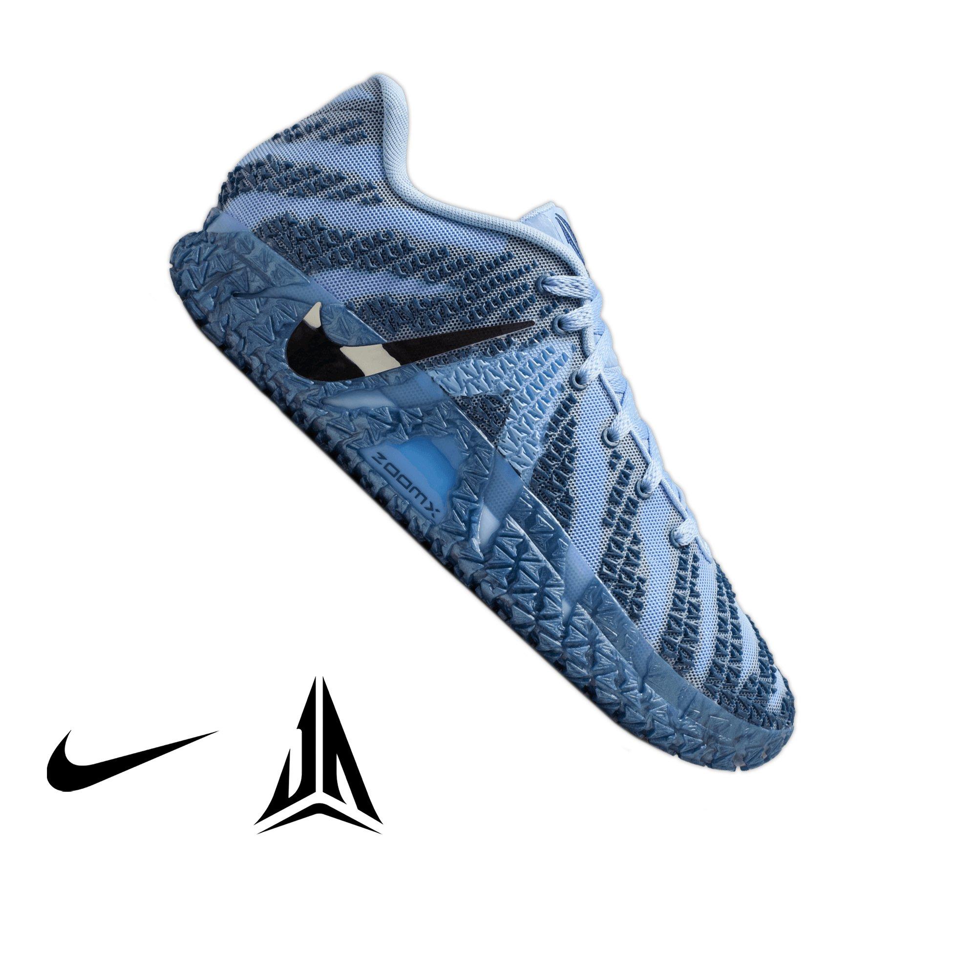 Nike Ja 3 "Warning Label" Men's Basketball Shoe - COBALT BLISS/METALLIC SILVER Thumbnail View 1