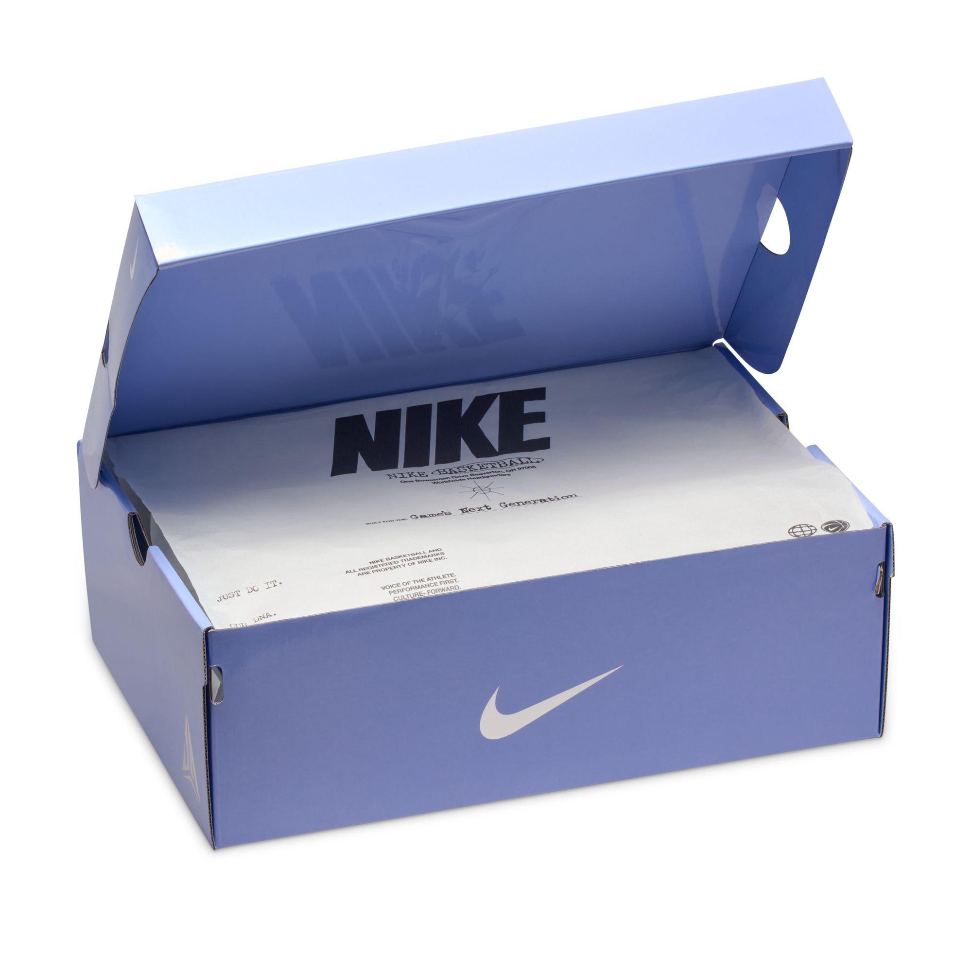 Nike Ja 3 "Warning Label" Men's Basketball Shoe - COBALT BLISS/METALLIC SILVER Thumbnail View 8