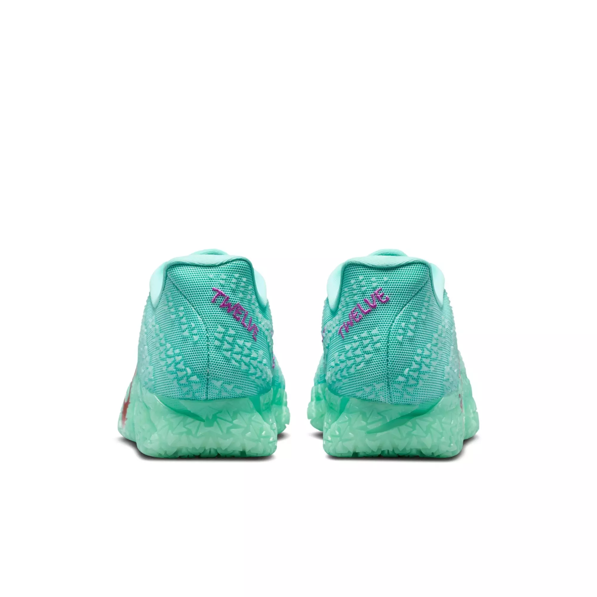 Nike Ja 3 "12 Time" Men's Basketball Shoe - BLEACHED TURQ/SAFETY ORANGE/VIVID PURPLE