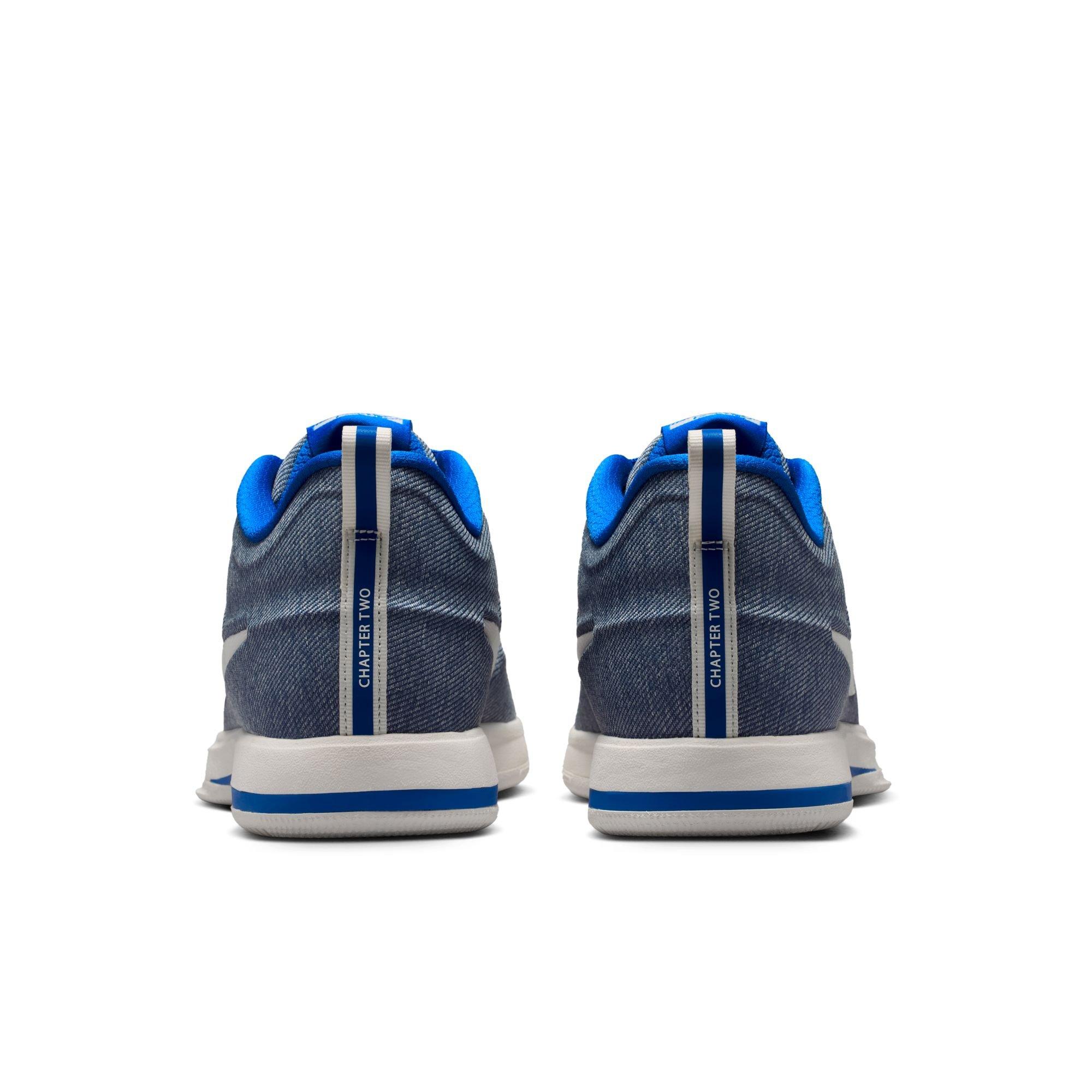 Nike Book 2 "Must Be The Denim" Men&rsquo;s Basketball Shoe - SAIL/GAME ROYAL Thumbnail View 9