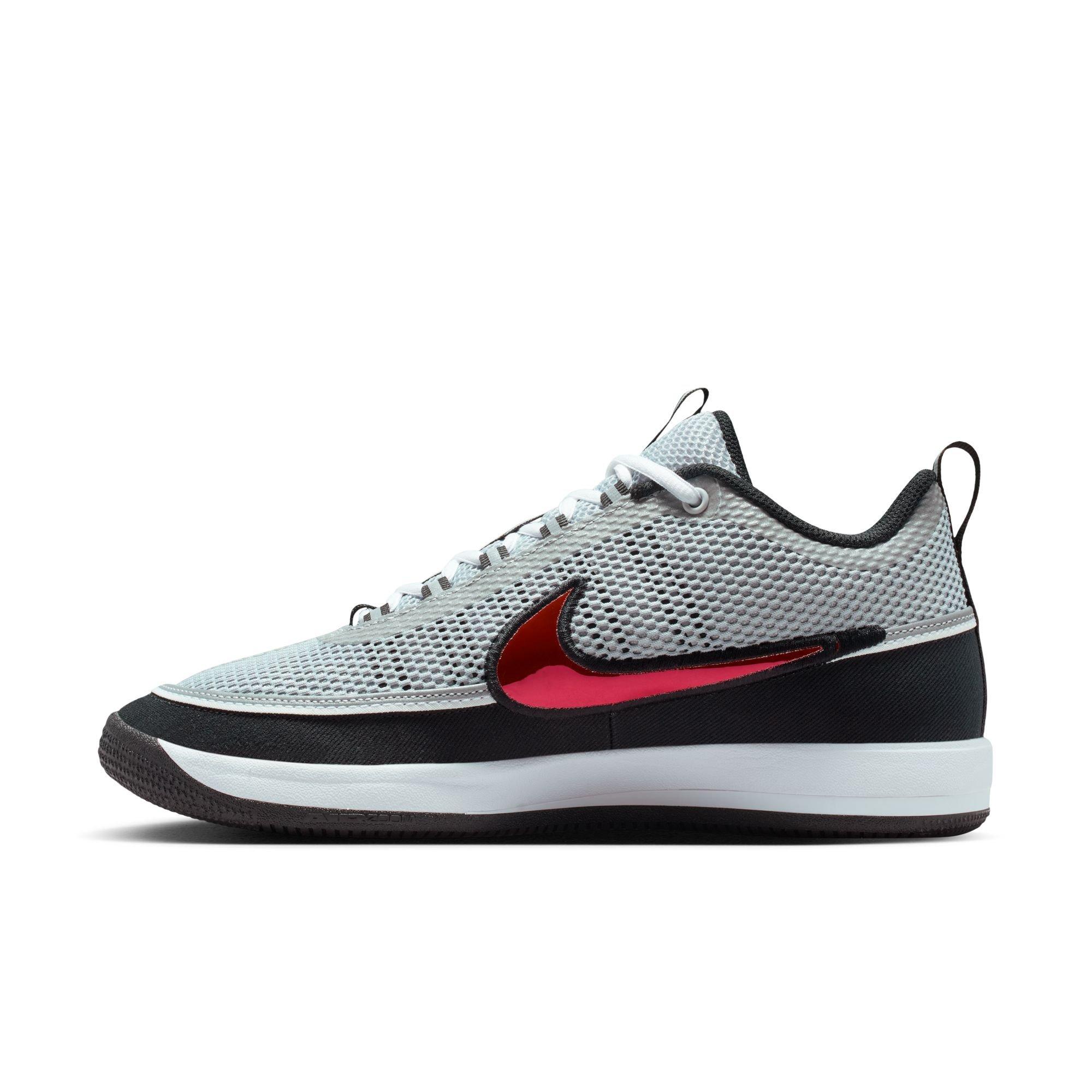 Nike Book 2 "Spiridon" Men&rsquo;s Basketball Shoe - METALLIC SILVER/SPORT RED/BLACK Thumbnail View 9