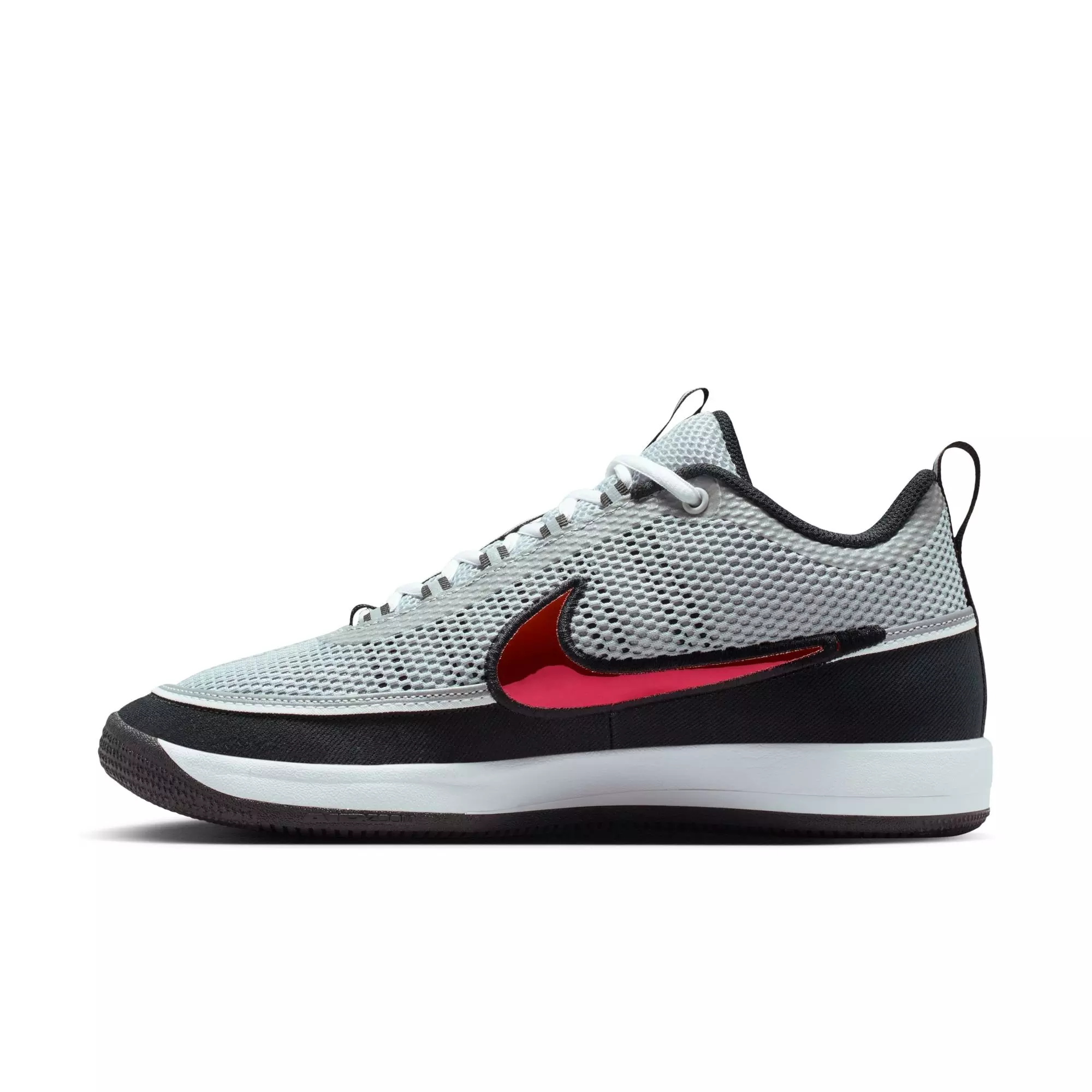 Nike Book 2 "Spiridon" Men&rsquo;s Basketball Shoe - METALLIC SILVER/SPORT RED/BLACK