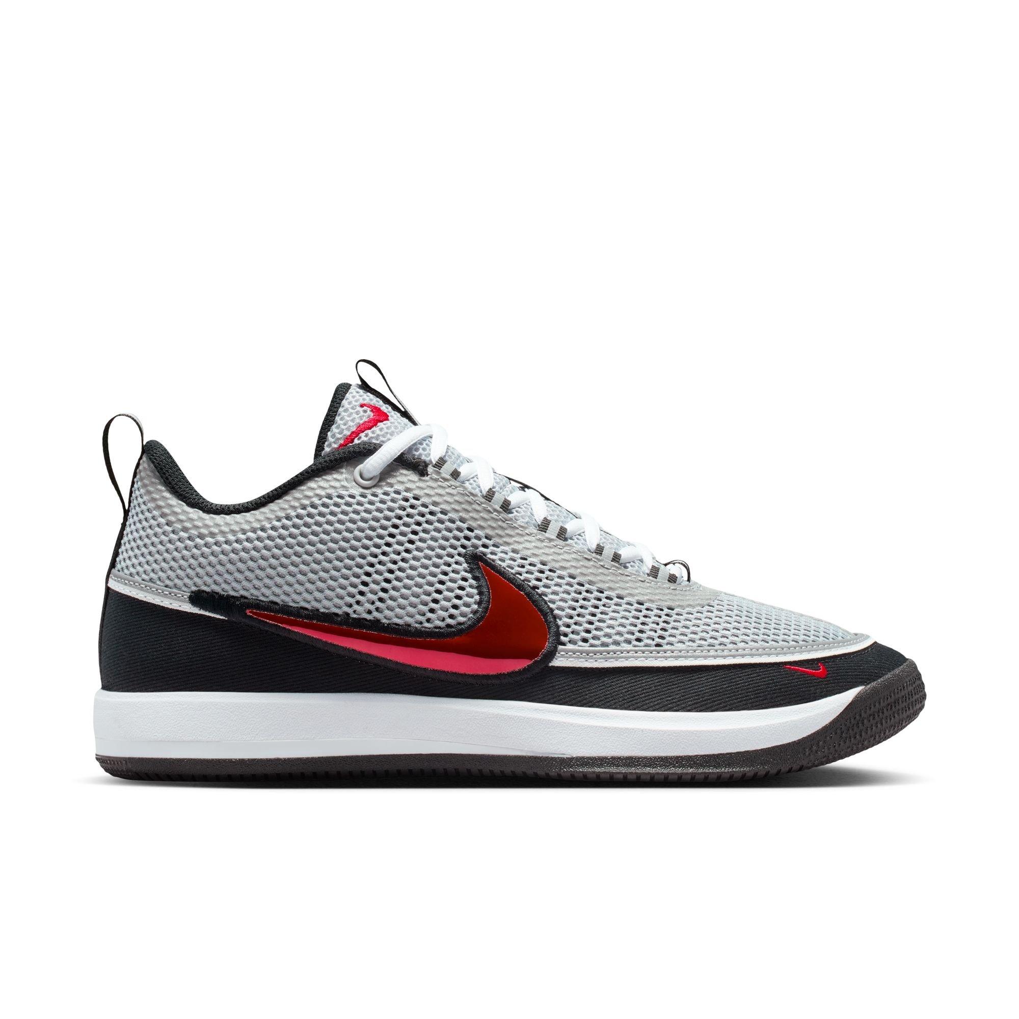 Nike Book 2 "Spiridon" Men&rsquo;s Basketball Shoe - METALLIC SILVER/SPORT RED/BLACK Thumbnail View 2
