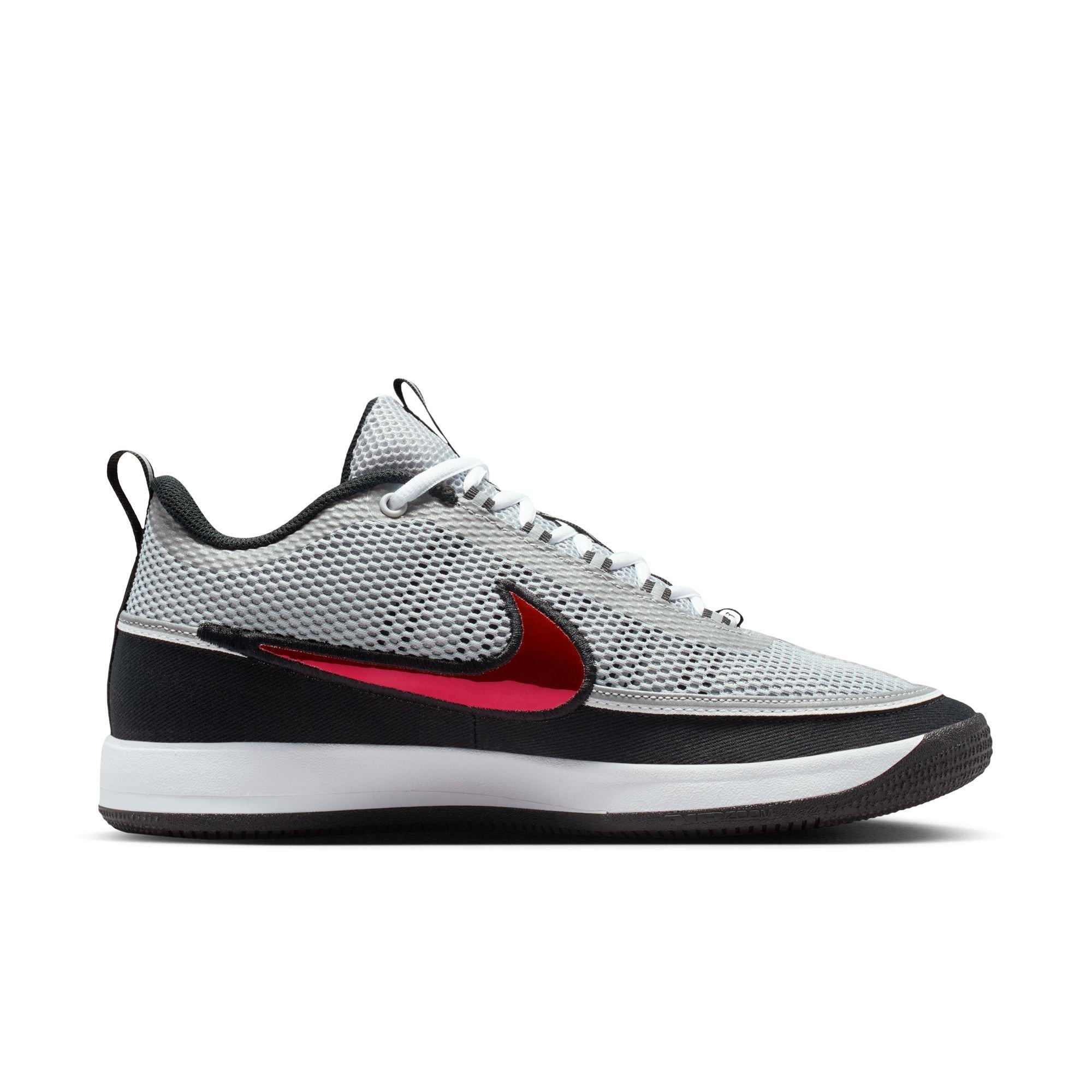 Nike Book 2 "Spiridon" Men&rsquo;s Basketball Shoe - METALLIC SILVER/SPORT RED/BLACK Thumbnail View 3