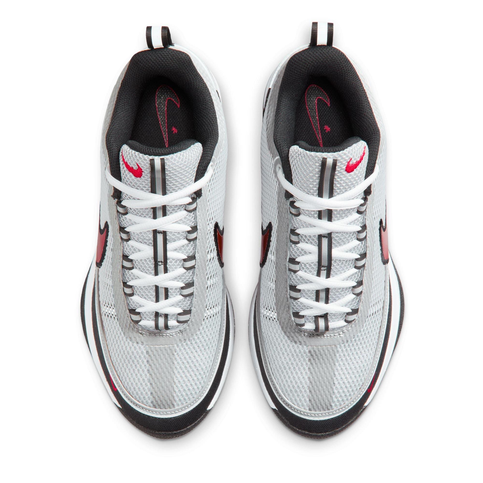 Nike Book 2 "Spiridon" Men&rsquo;s Basketball Shoe - METALLIC SILVER/SPORT RED/BLACK Thumbnail View 11