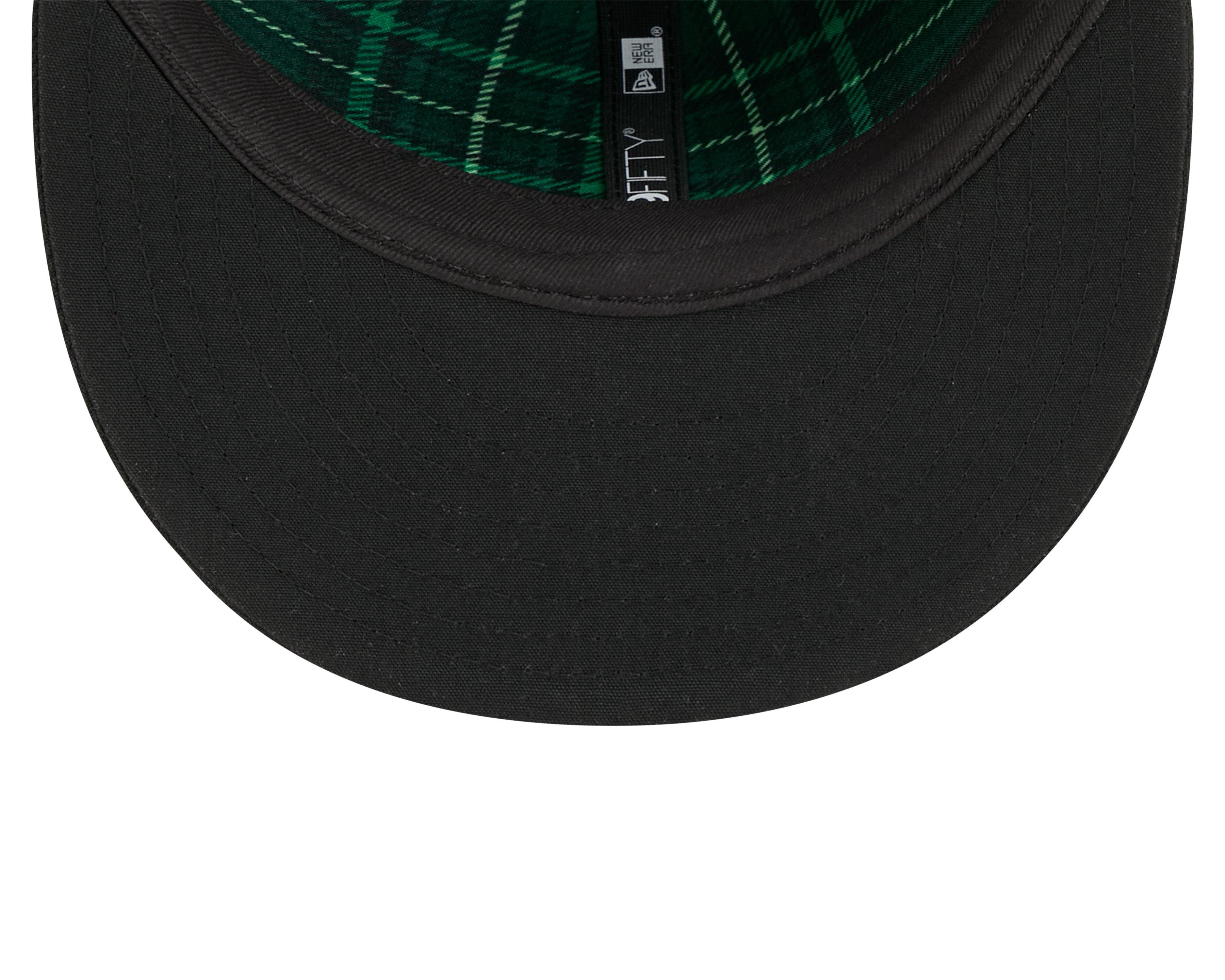 New Era Cincinnati Reds 59FIFTY St. Paddy's Fitted Hat-Black/Green - BLACK/GREEN Thumbnail View 7
