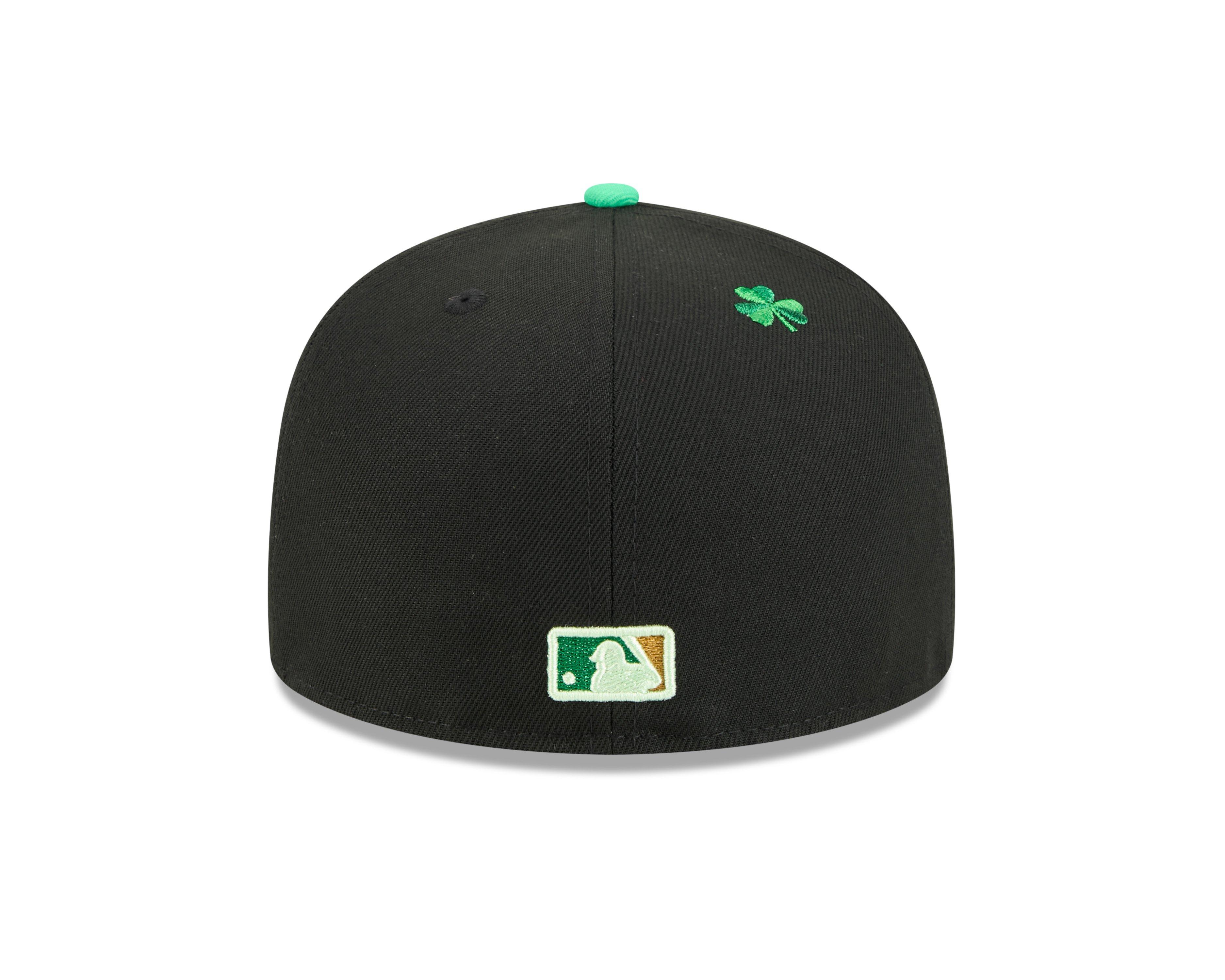 New Era Houston Astros 59FIFTY St. Paddy's Fitted Hat-Black/Green - BLACK/GREEN Thumbnail View 4