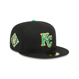 New Era Kansas City Royals 59FIFTY St. Paddy's Fitted Hat-Black/Green