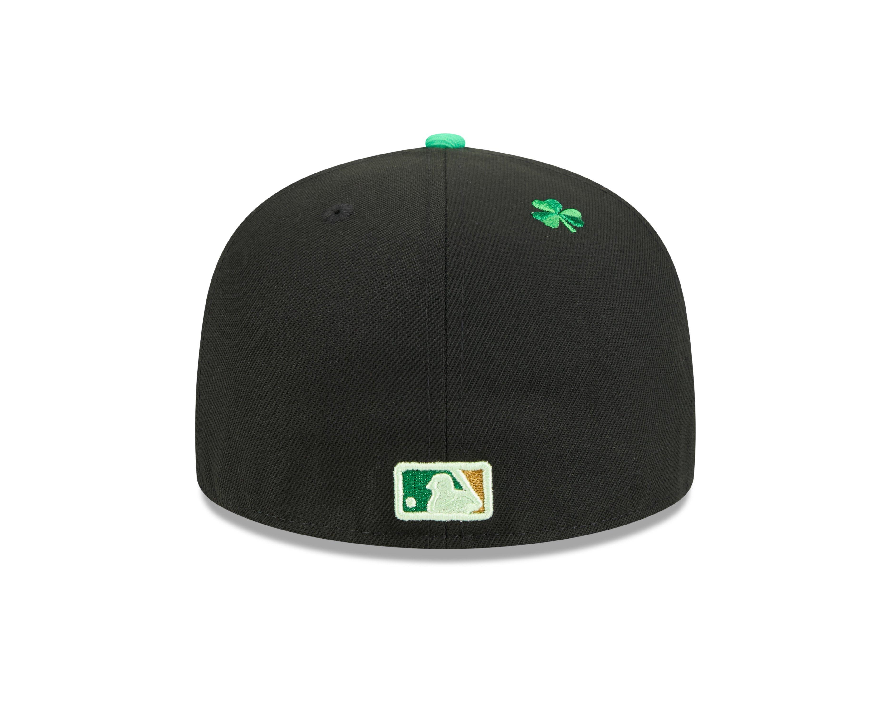 New Era Kansas City Royals 59FIFTY St. Paddy's Fitted Hat-Black/Green - BLACK/GREEN Thumbnail View 4