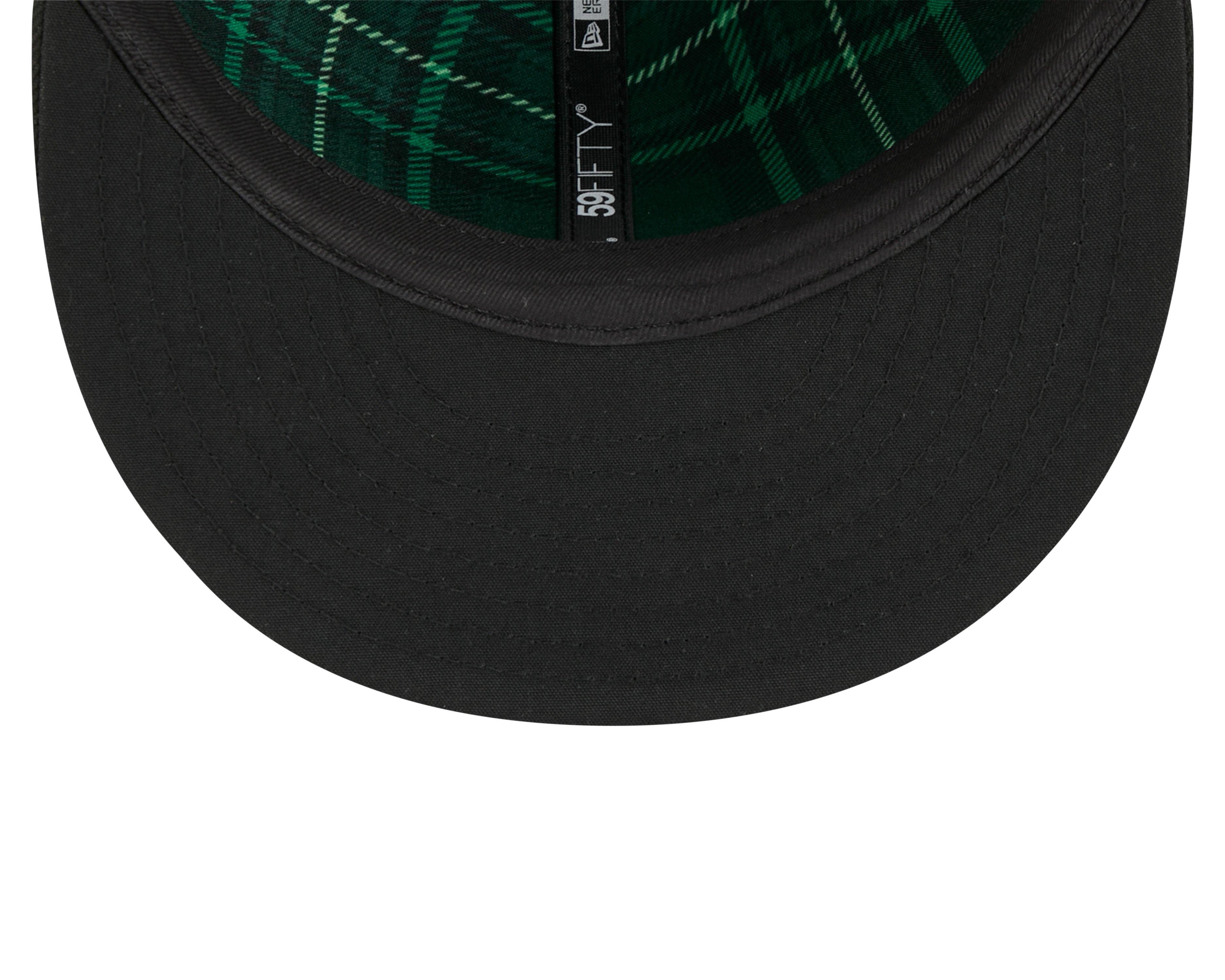 New Era Kansas City Royals 59FIFTY St. Paddy's Fitted Hat-Black/Green - BLACK/GREEN Thumbnail View 7