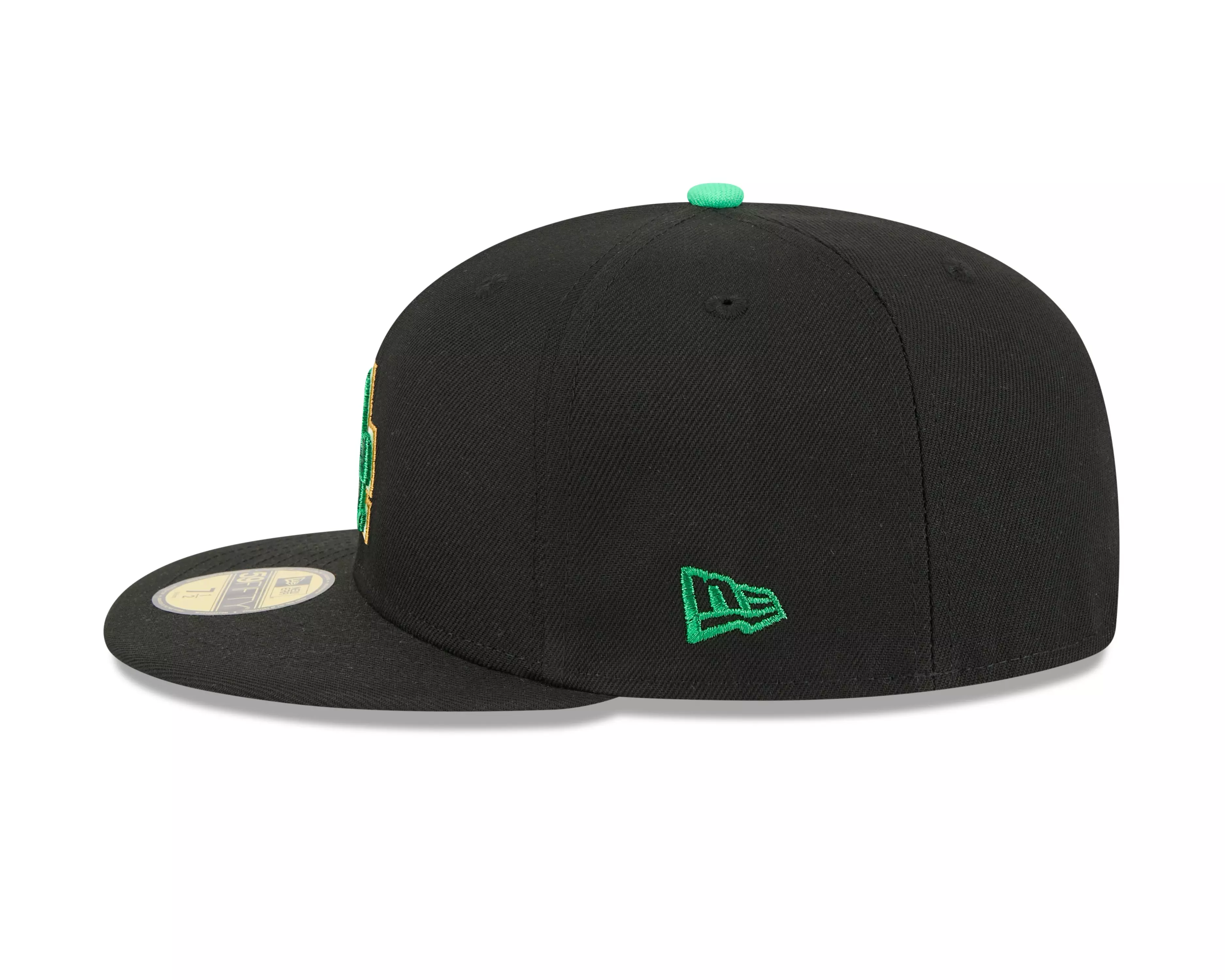 New Era Los Angeles Dodgers 59FIFTY St. Paddy's Fitted Hat-Black/Green - BLACK/GREEN