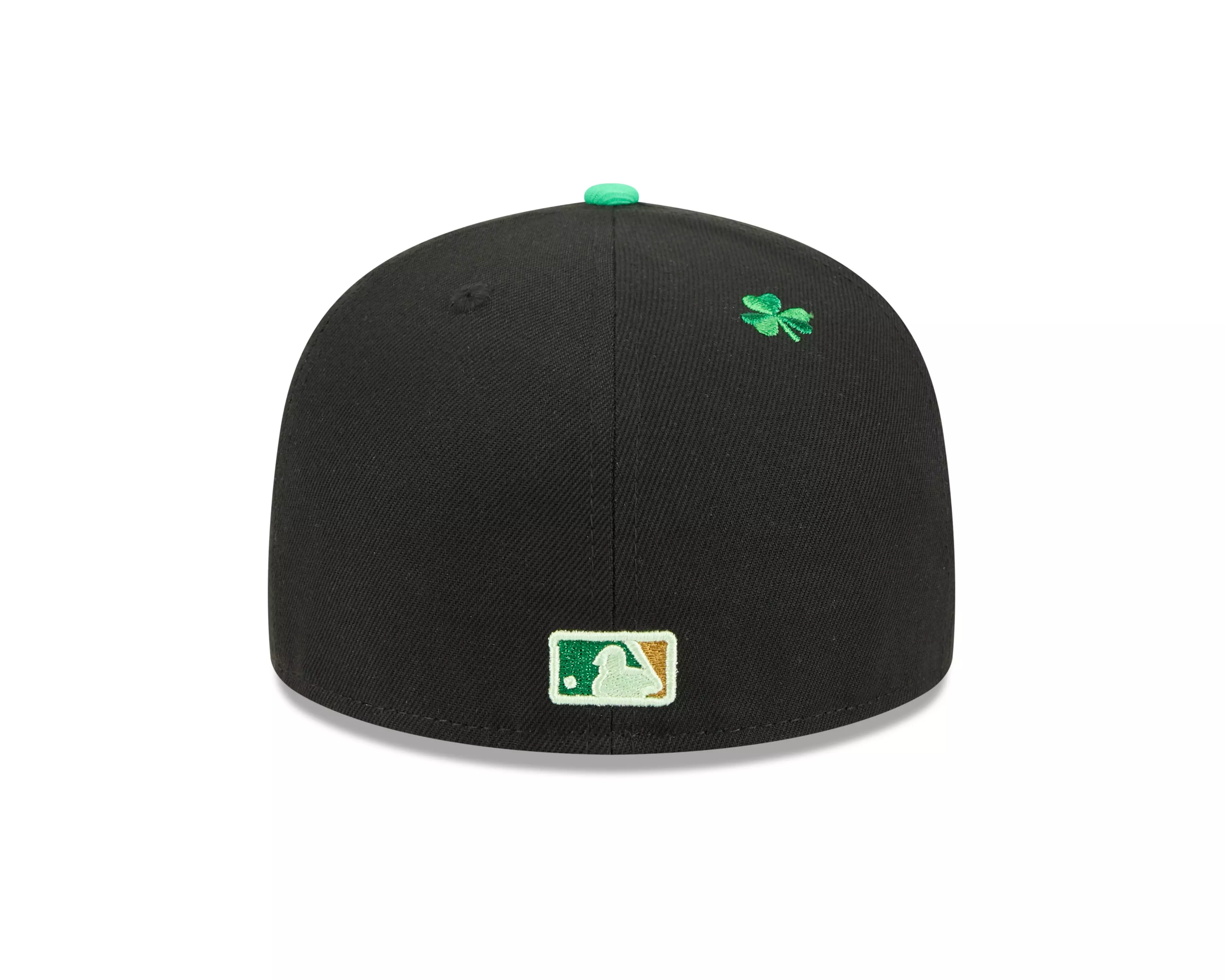 New Era Milwaukee Brewers 59FIFTY St. Paddy's Fitted Hat-Black/Green - BLACK/GREEN