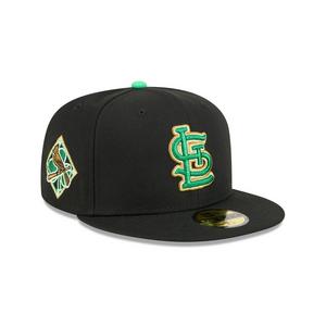 New Era St. Louis Cardinals 59FIFTY St. Paddy's Fitted Hat-Black/Green
