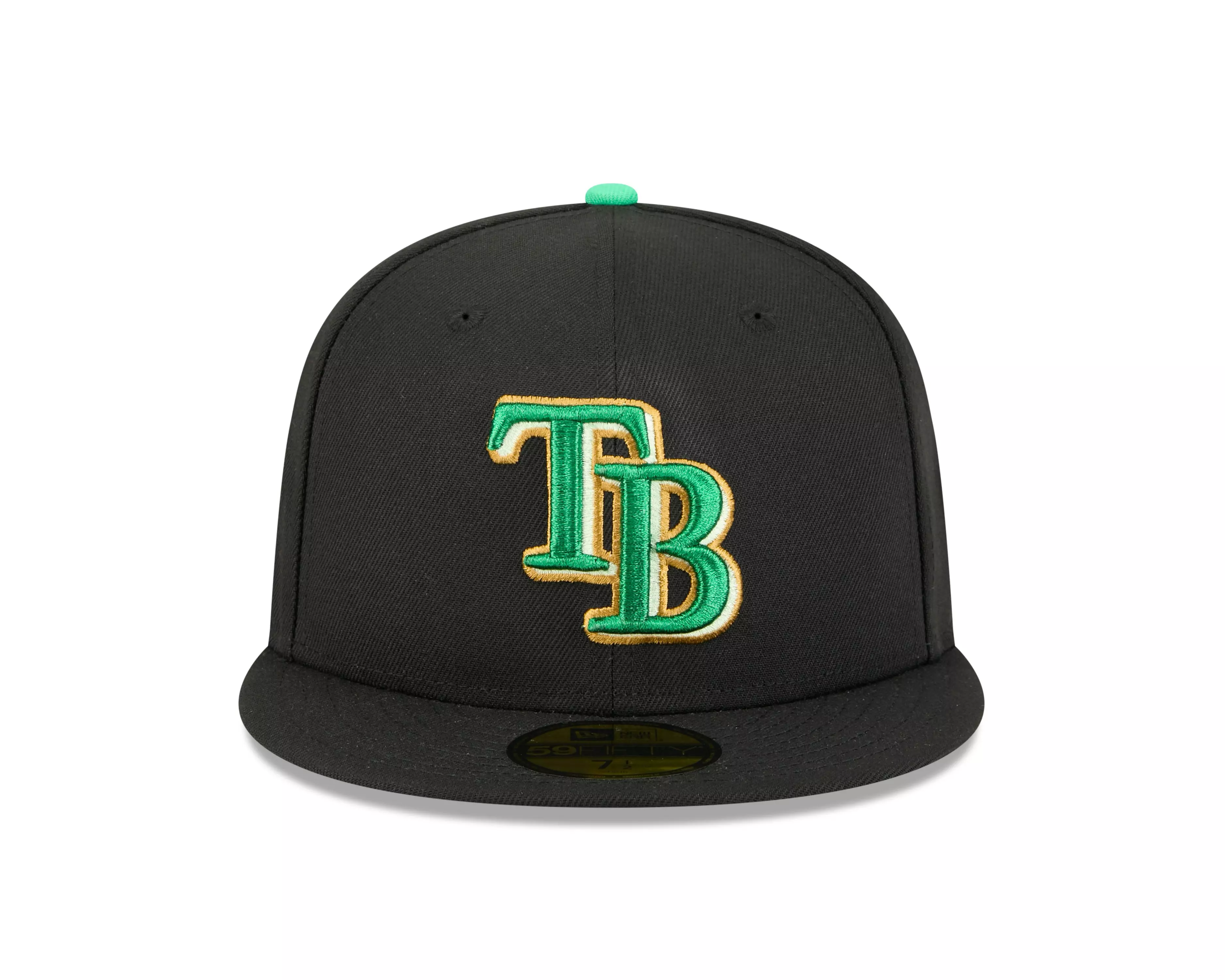 New Era Tampa Bay Rays 59FIFTY St. Paddy's Fitted Hat - Black/Green - BLACK/GREEN