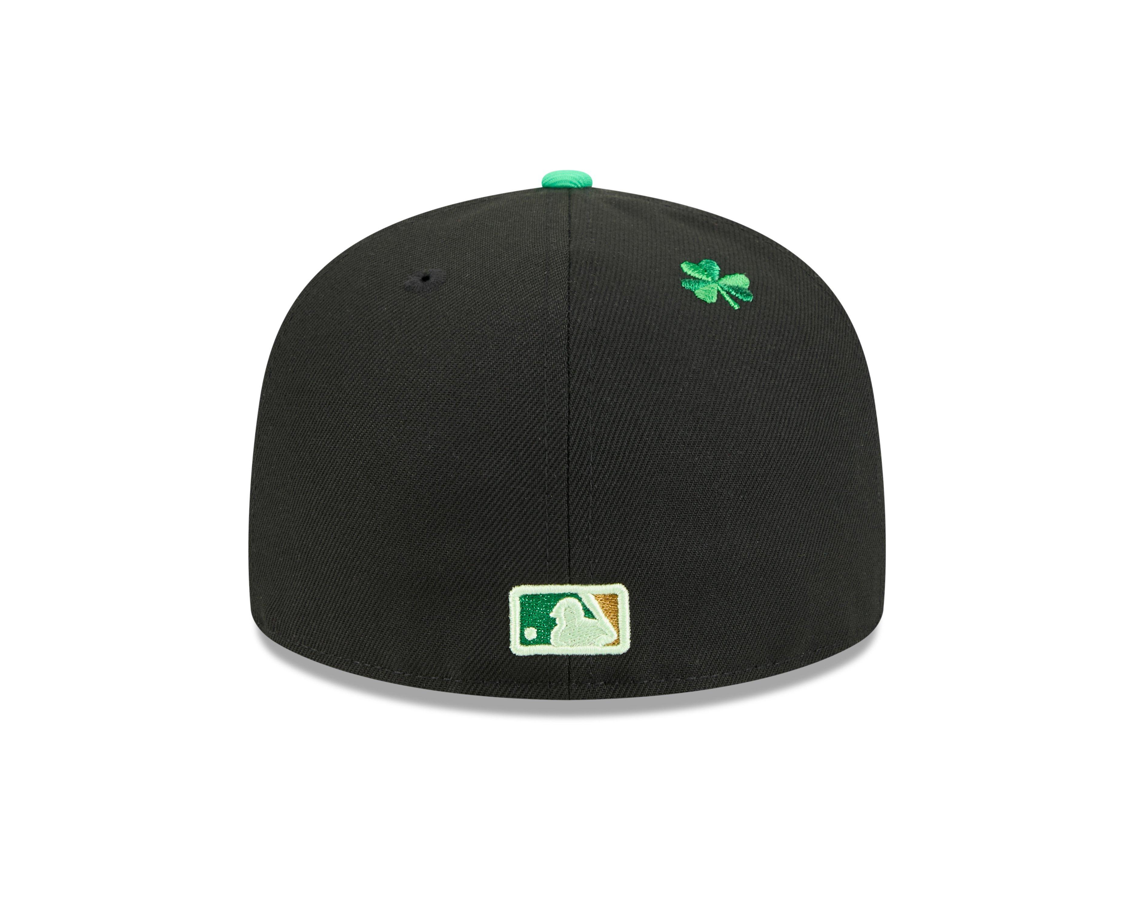 New Era Tampa Bay Rays 59FIFTY St. Paddy's Fitted Hat - Black/Green - BLACK/GREEN Thumbnail View 4