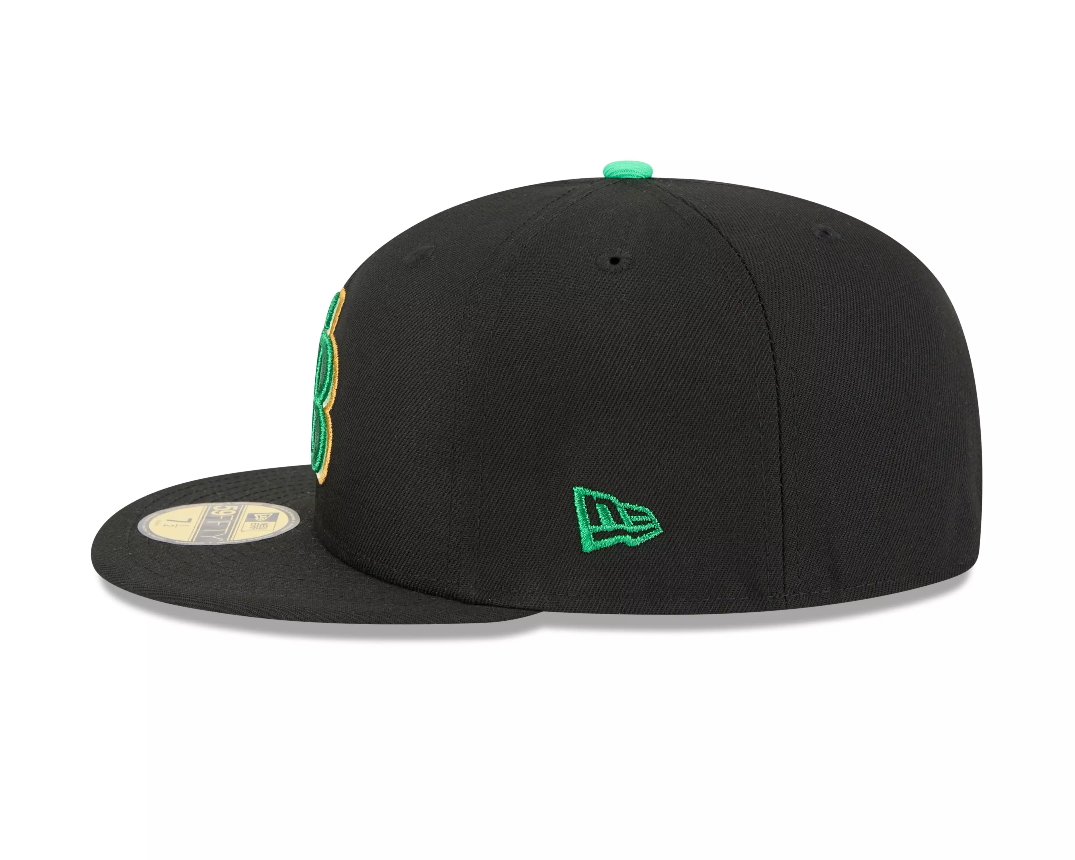 New Era Tampa Bay Rays 59FIFTY St. Paddy's Fitted Hat-Black/Green - BLACK/GREEN