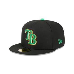 New Era Tampa Bay Rays 59FIFTY St. Paddy's Fitted Hat-Black/Green