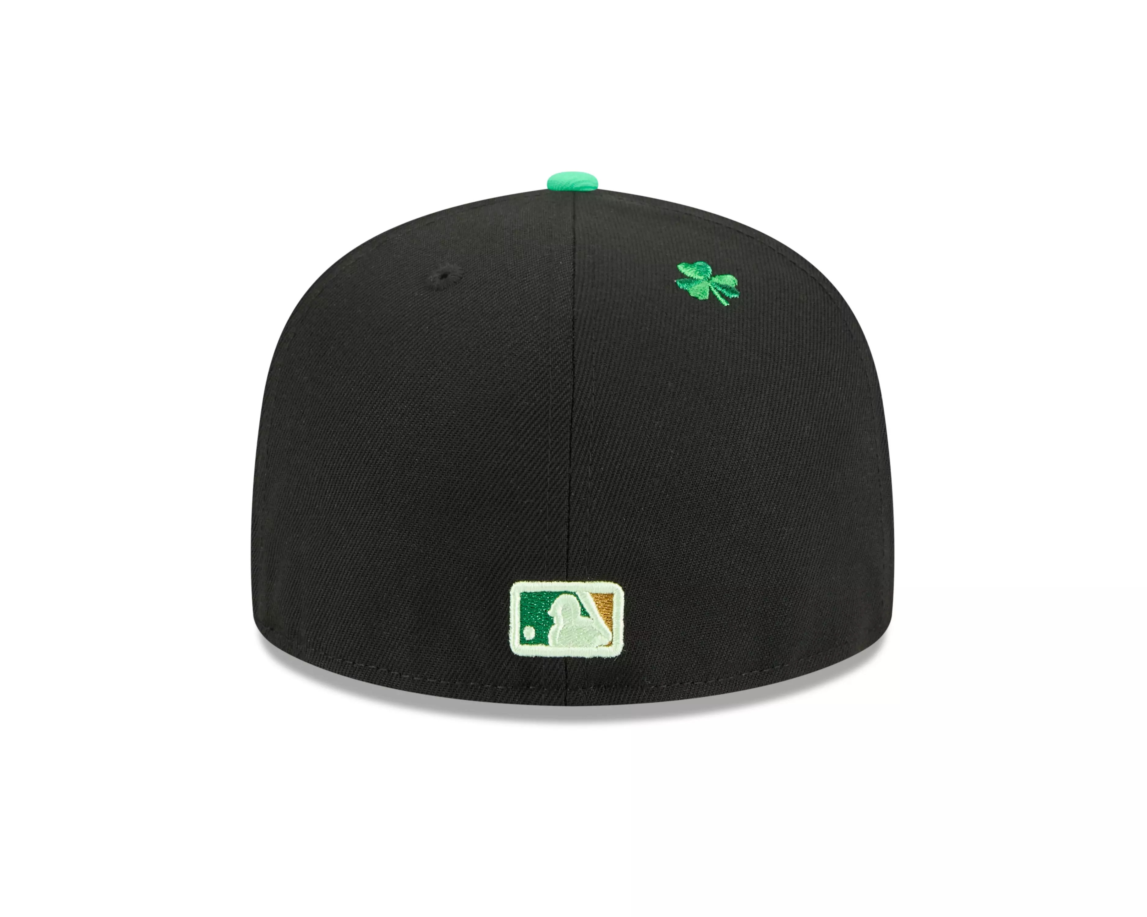 New Era Atlanta Braves 59FIFTY St. Paddy's Fitted Hat-Black/Green - BLACK/GREEN