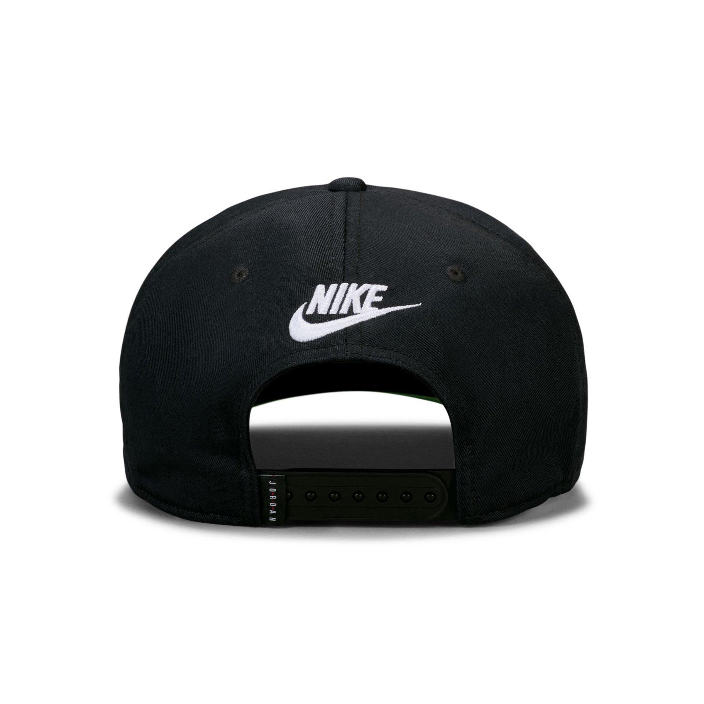 Jordan Flight 5 Panel Snapback Cap-Black - BLACK Thumbnail View 2