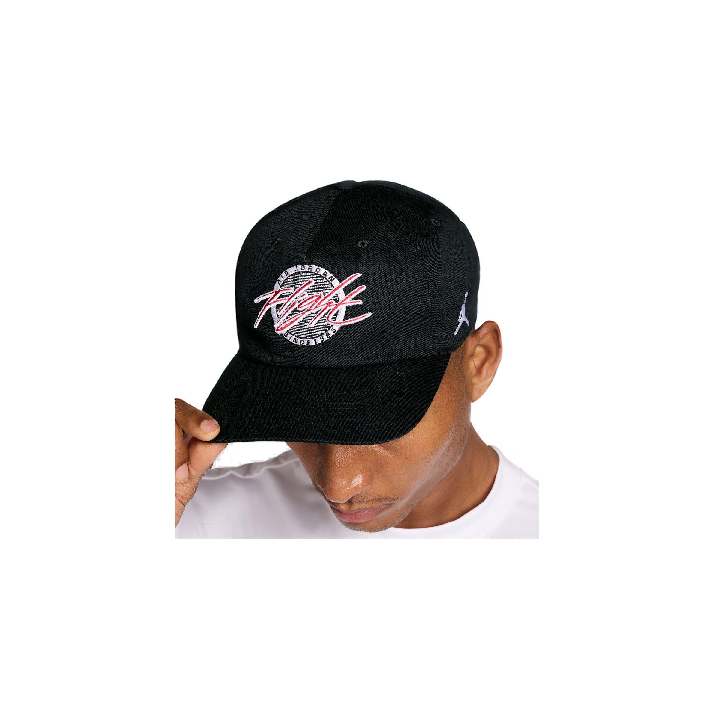 Jordan Flight 5 Panel Snapback Cap-Black - BLACK Thumbnail View 1
