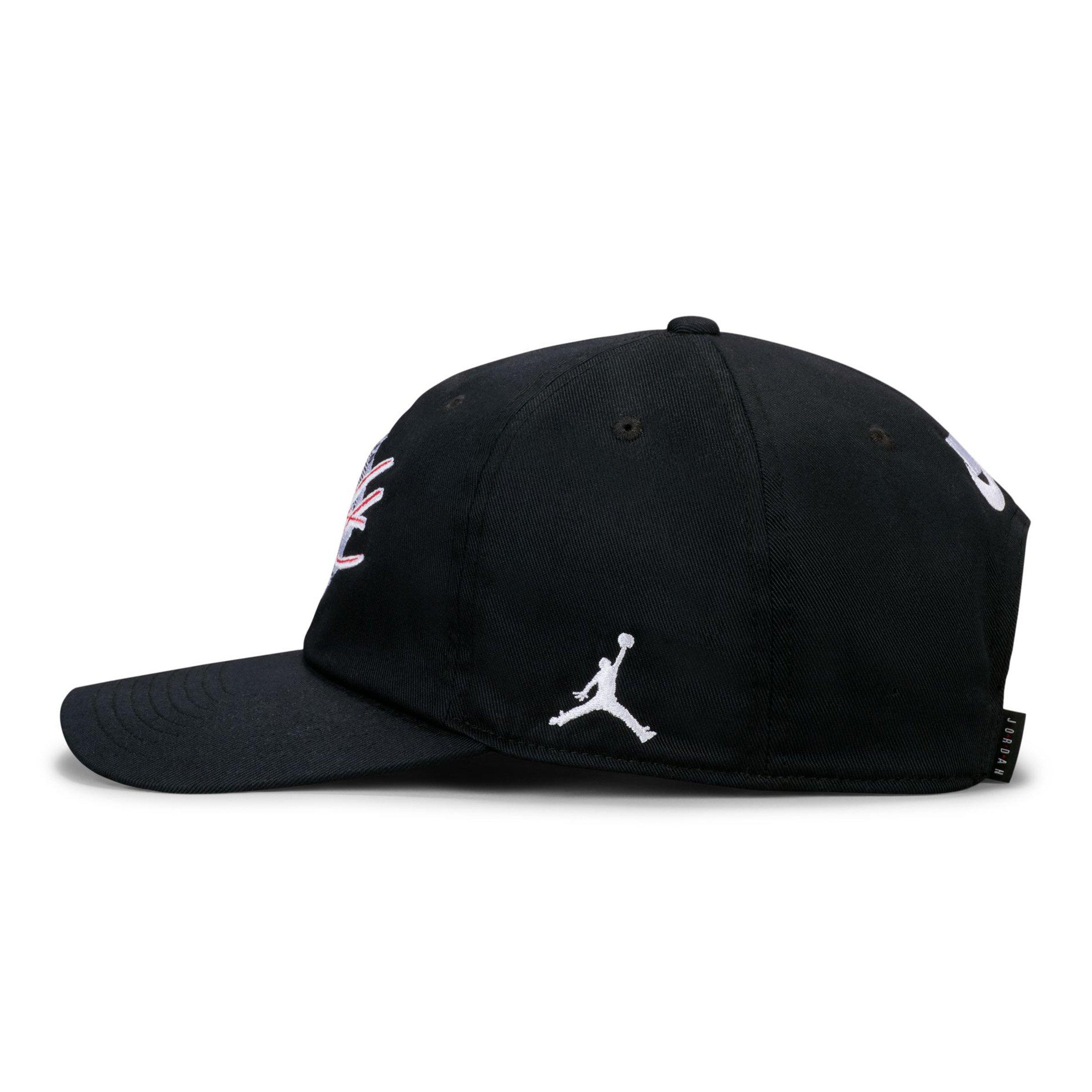 Jordan Flight 5 Panel Snapback Cap-Black - BLACK Thumbnail View 5