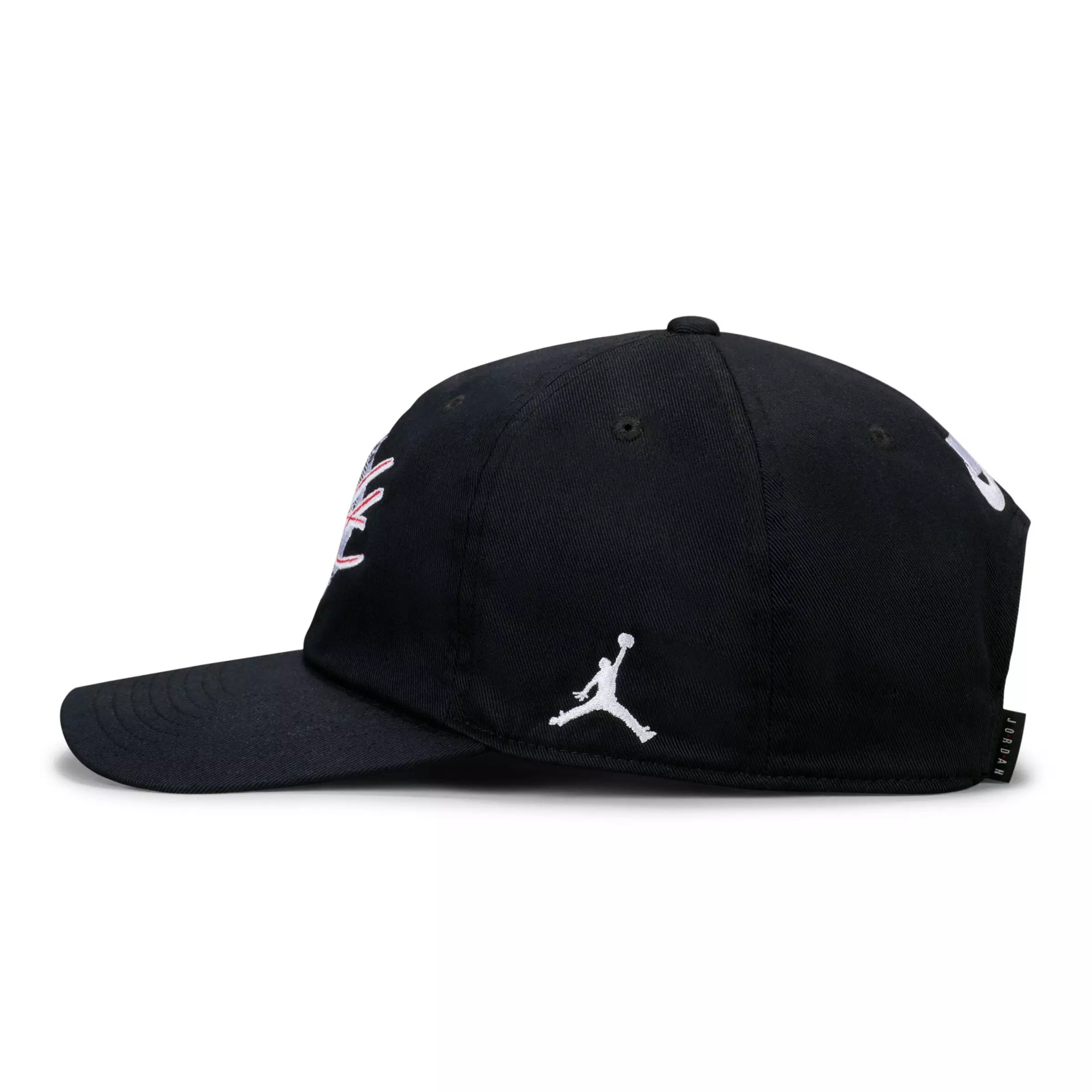 Jordan Flight 5 Panel Snapback Cap-Black - BLACK