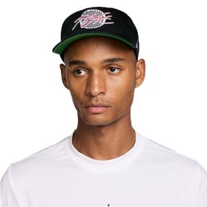 Jordan Flight 5 Panel Snapback Cap-Black