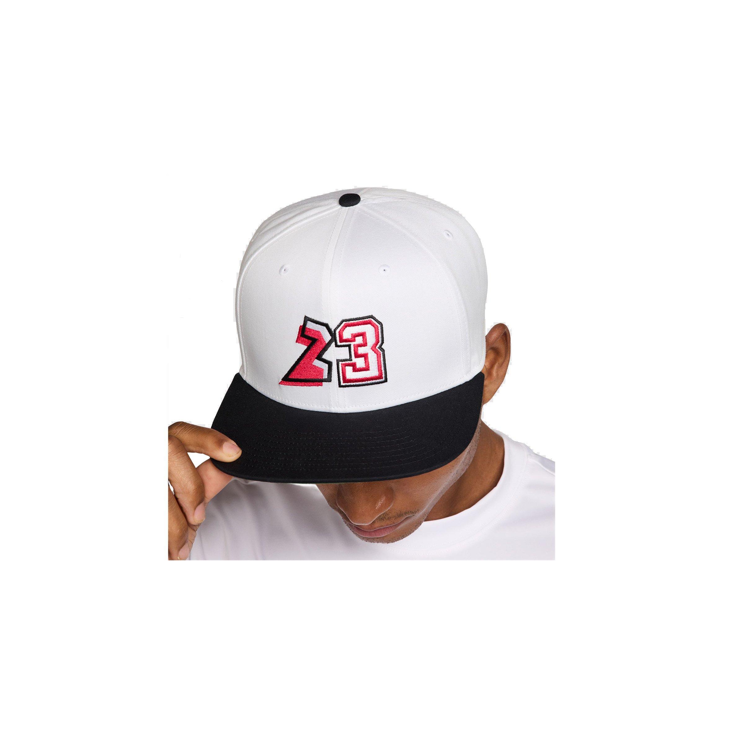 Jordan 23 Pro Cap-White/Black/Red - WHITE/BLACK Thumbnail View 1