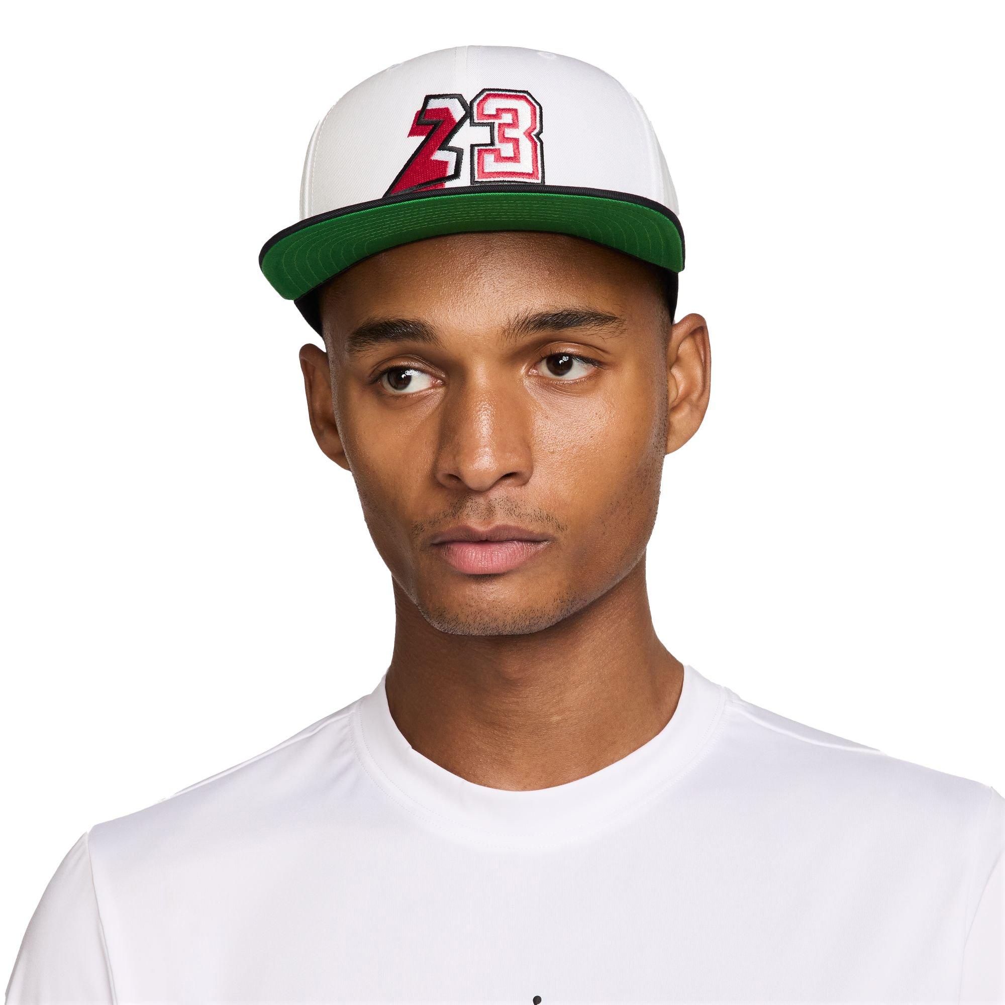 Nike Jordan 23 Pro Cap-White/Black/Red - WHITE/BLACK Thumbnail View 4