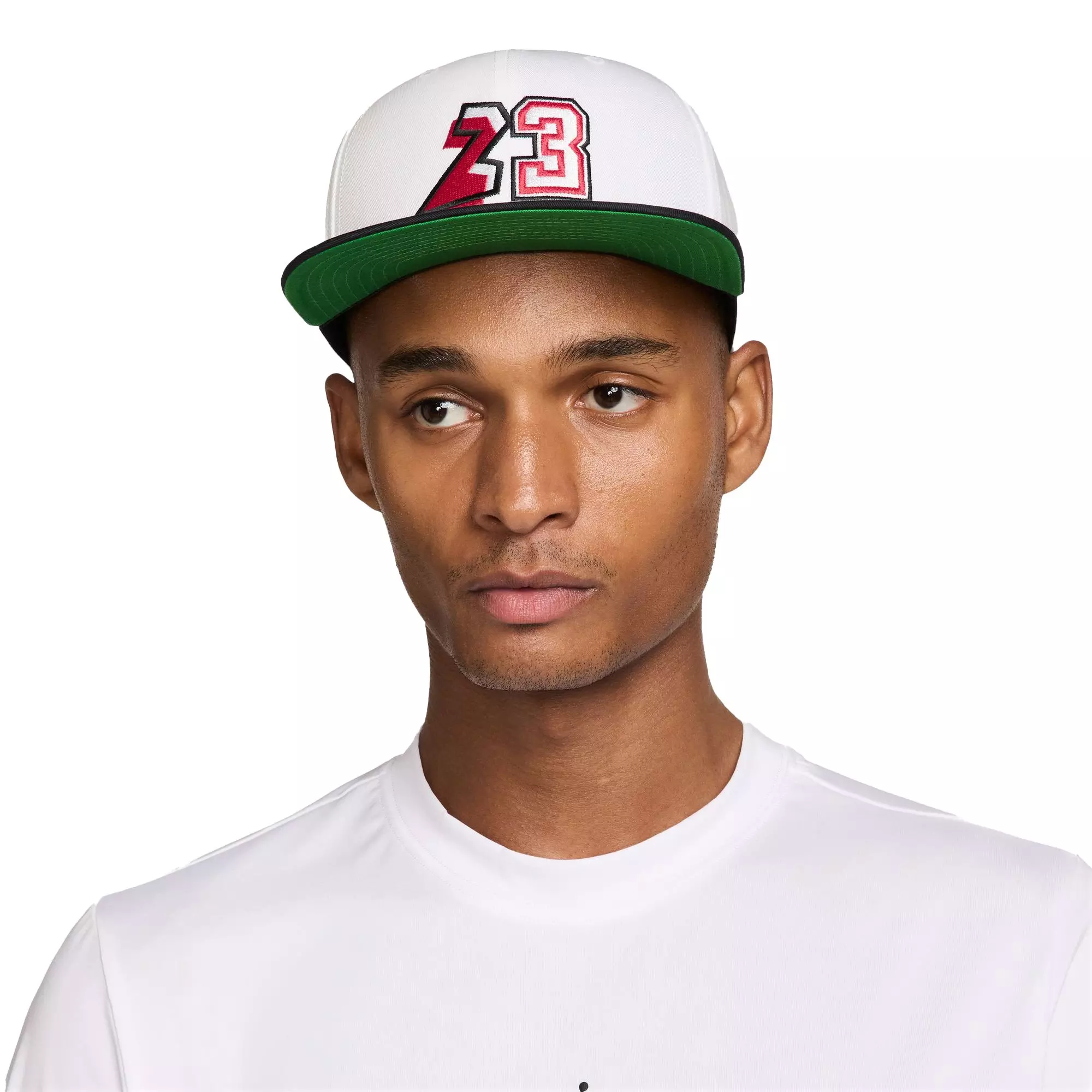 Nike Jordan 23 Pro Cap-White/Black/Red - WHITE/BLACK