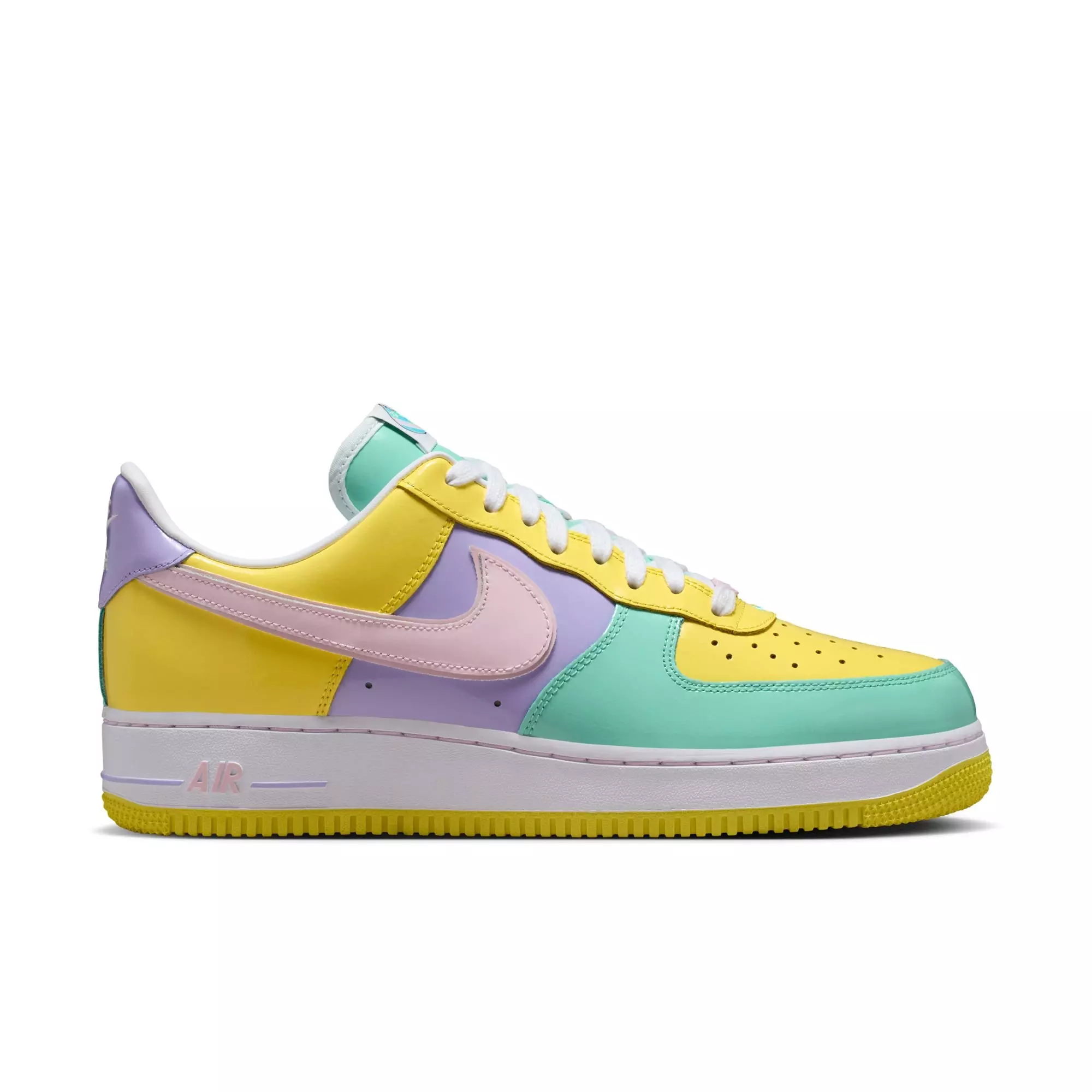 Nike Air Force 1 "Easter" Men's Shoe - MINT/YELLOW/PINK