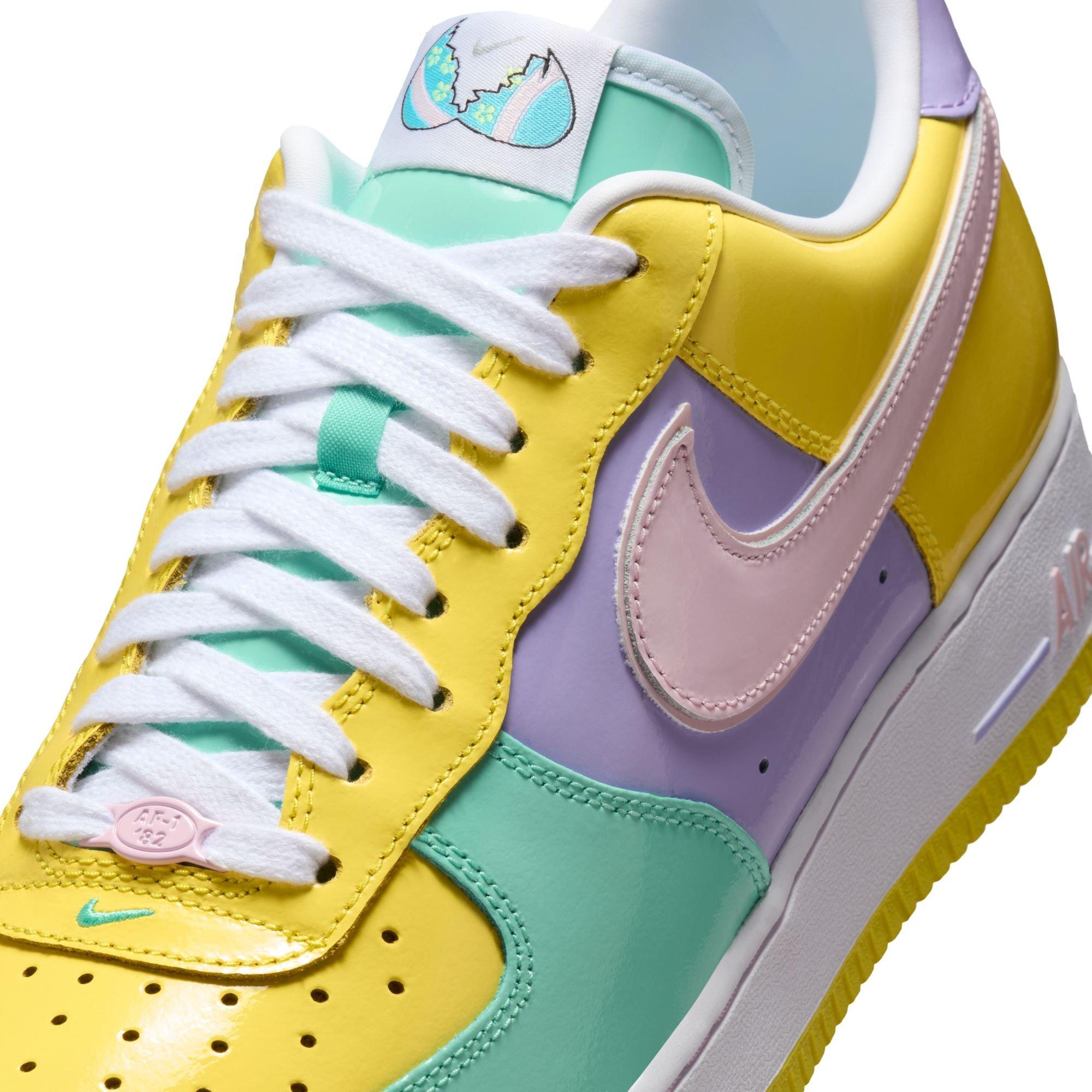Nike Air Force 1 "Easter" Men's Shoe - MINT/YELLOW/PINK Thumbnail View 5