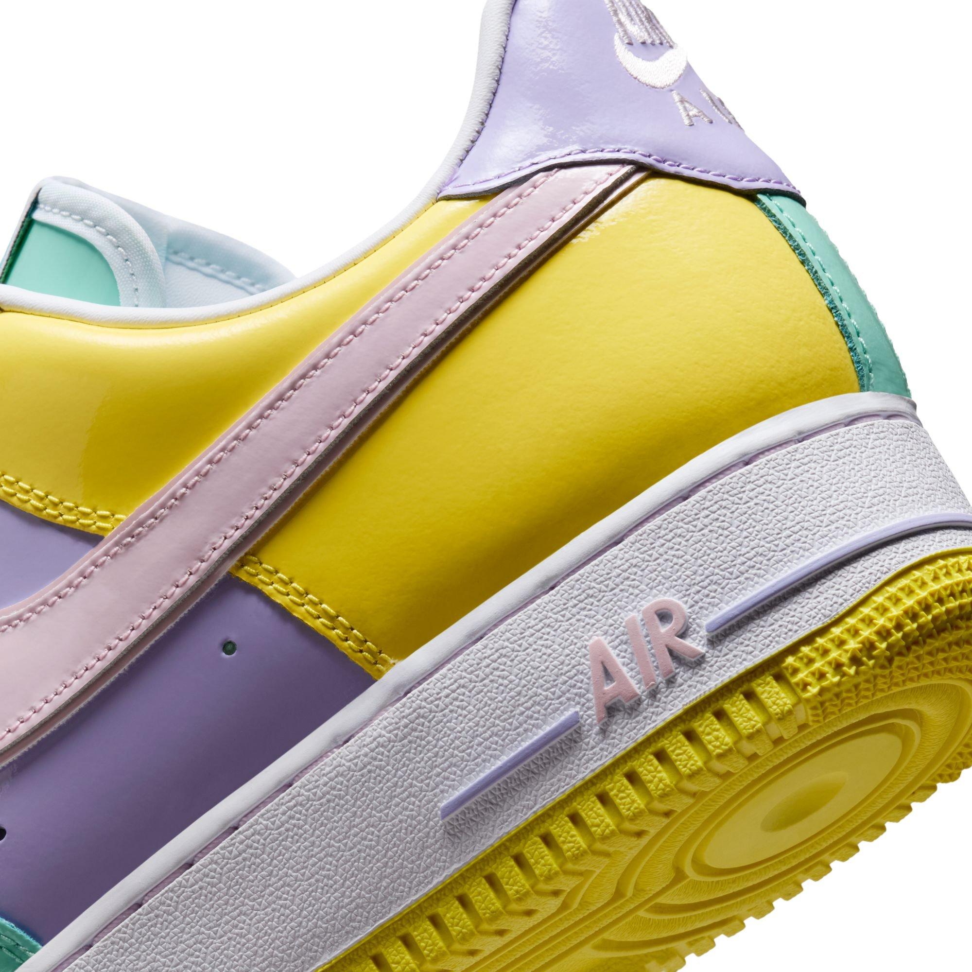 Nike Air Force 1 "Easter" Men's Shoe - MINT/YELLOW/PINK Thumbnail View 6