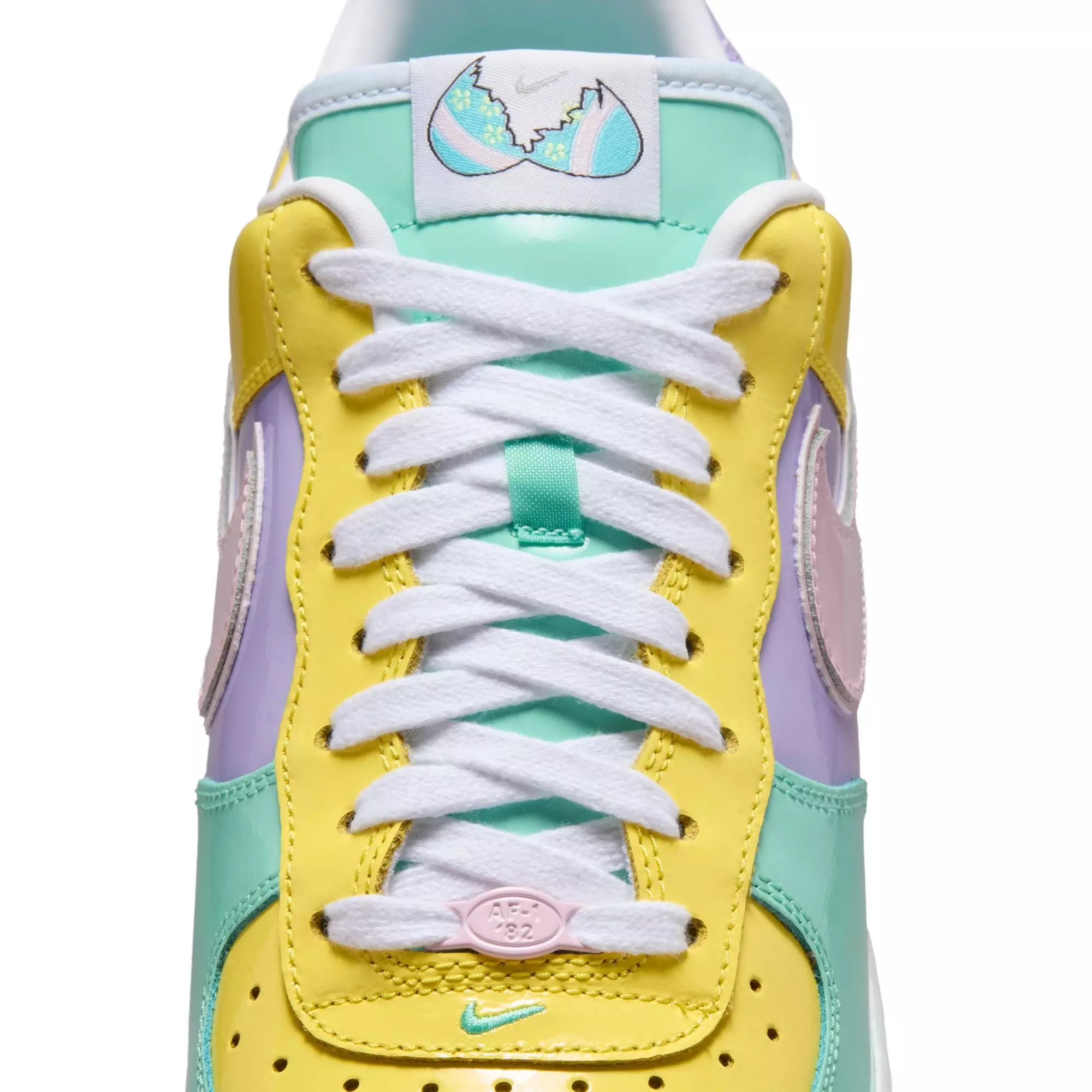 Nike Air Force 1 "Easter" Men's Shoe - MINT/YELLOW/PINK