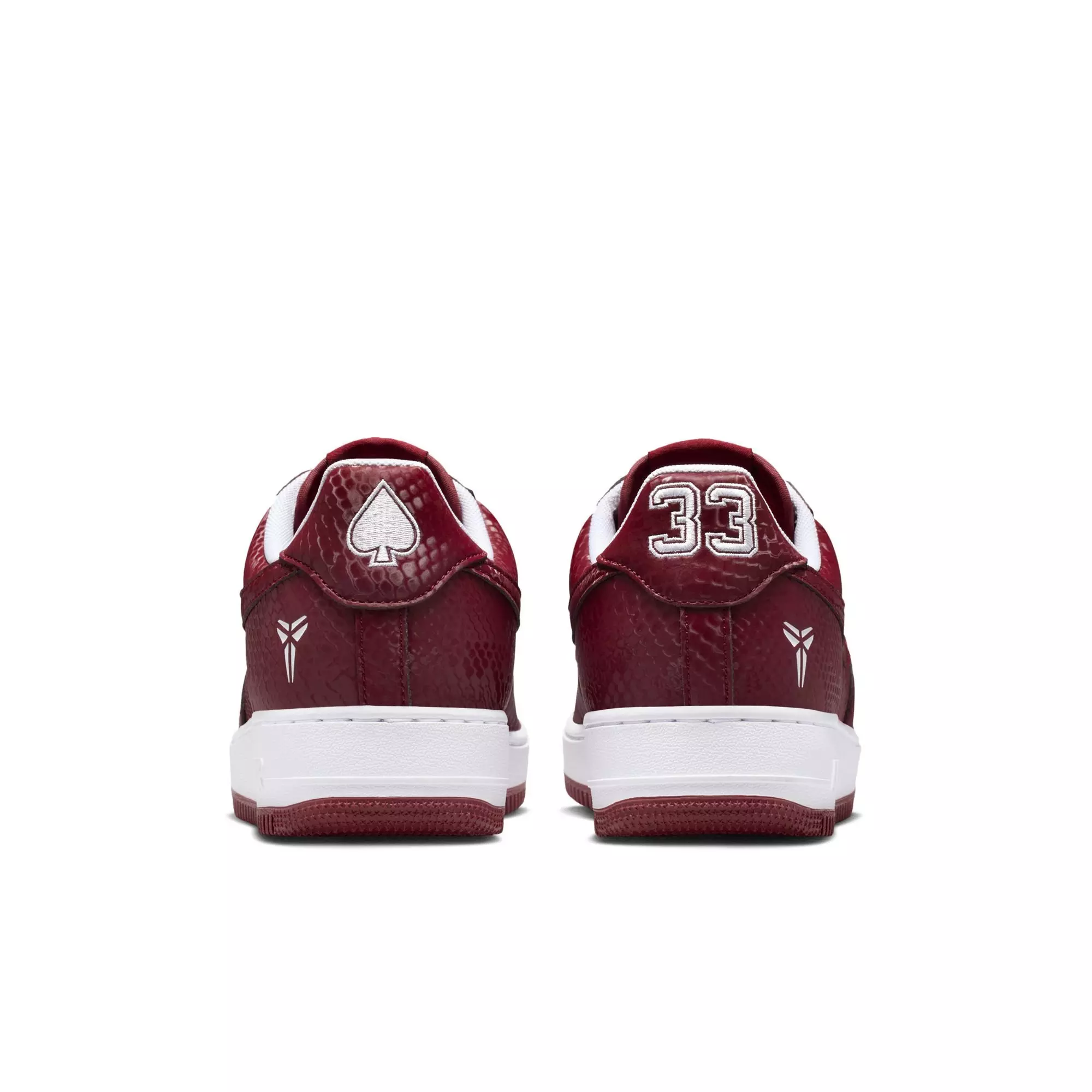 Nike Kobe Air Force 1 Low "Marion Away" Men's Shoe - TEAM RED/WHITE