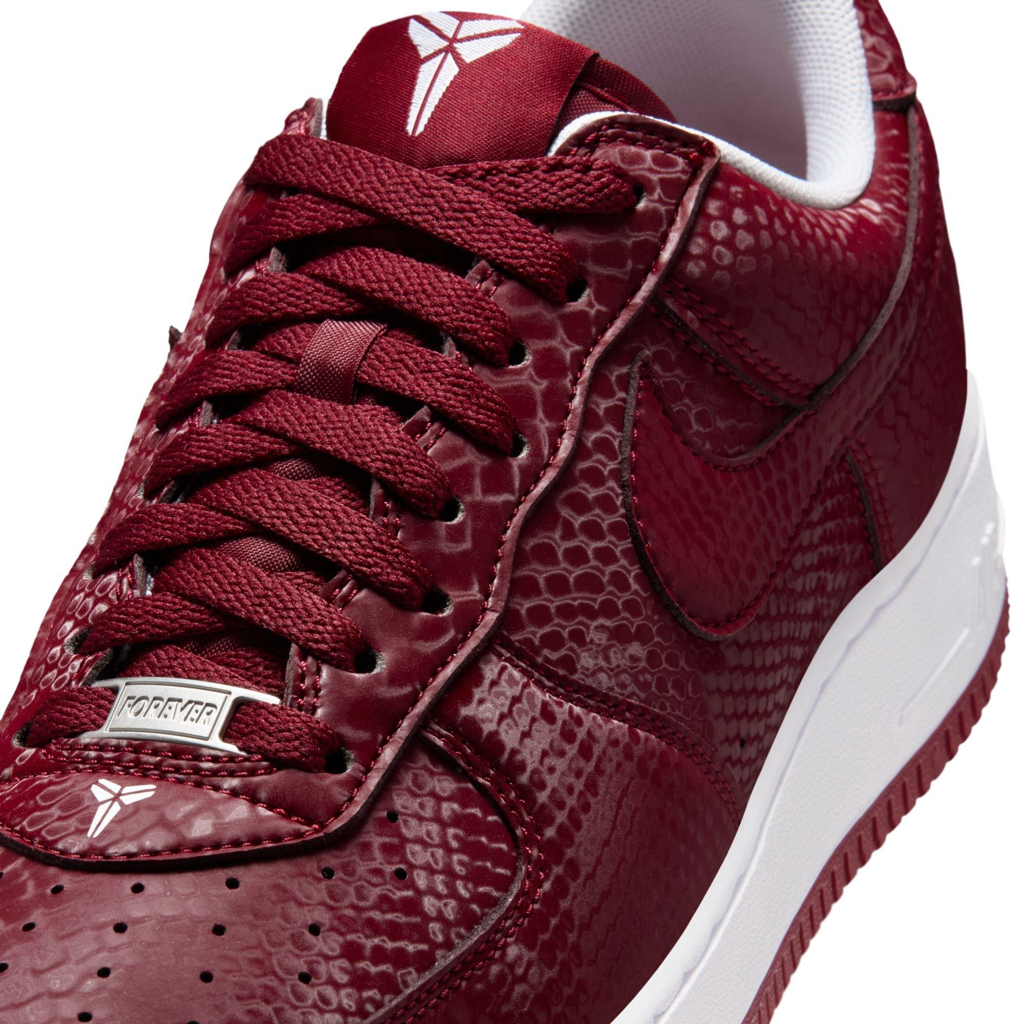 Nike Kobe Air Force 1 Low "Marion Away" Men's Shoe - TEAM RED/WHITE Thumbnail View 5