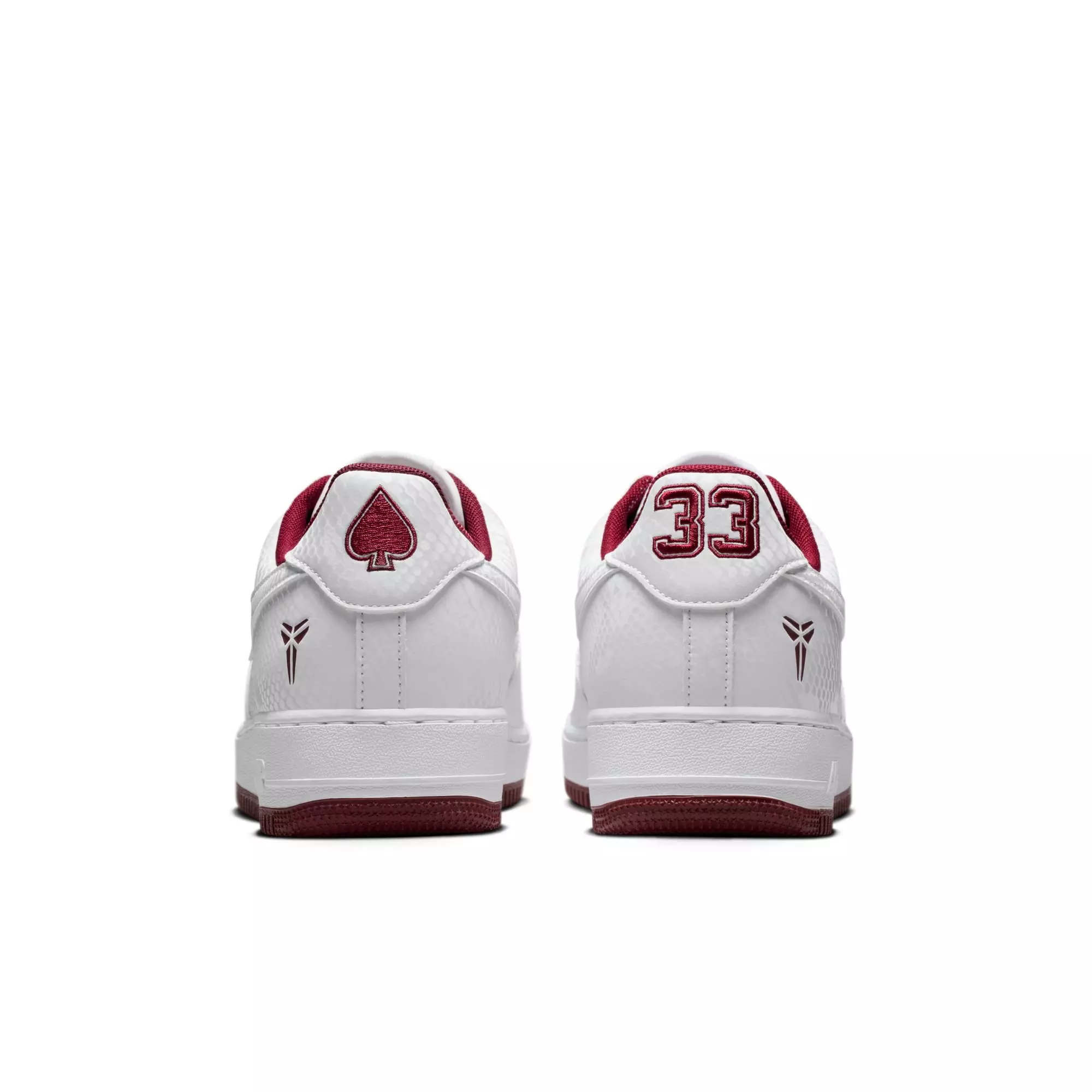 Nike Kobe Air Force 1 Low "Marion Home" Men's Shoe - WHITE/TEAM RED