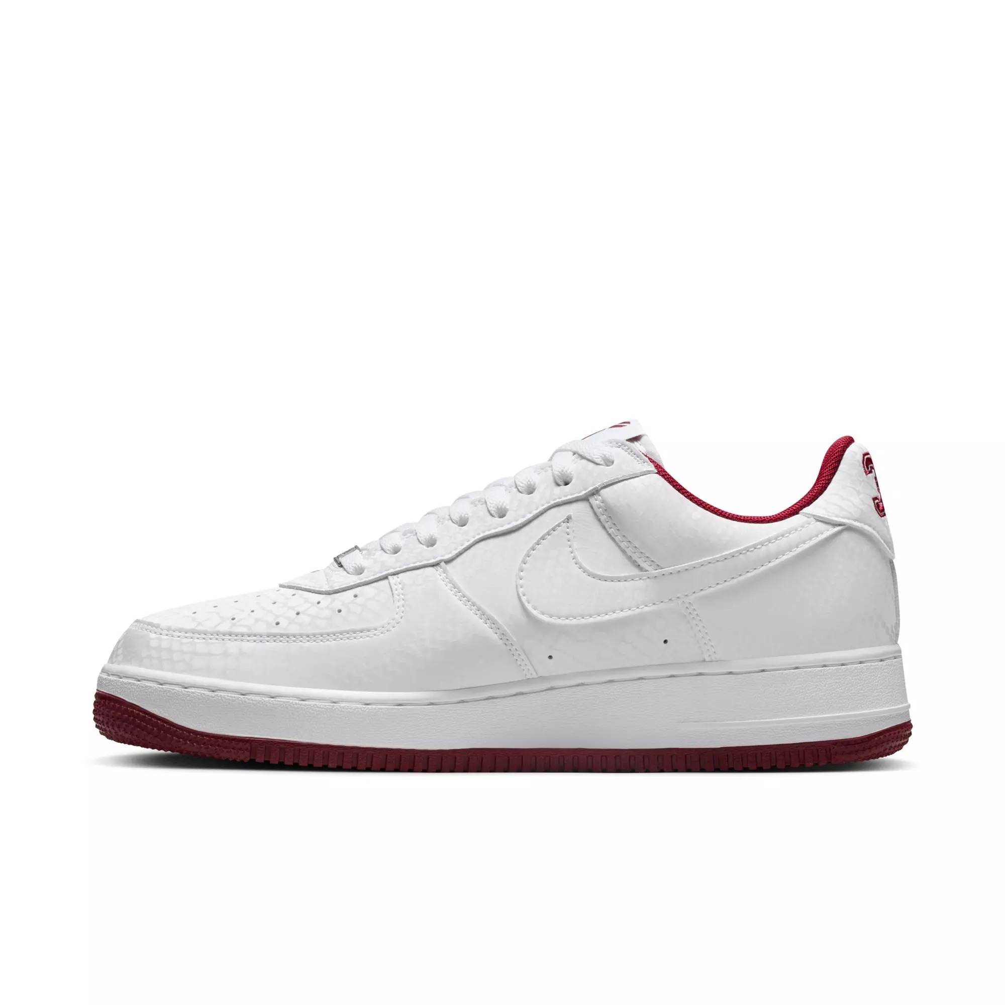 Nike Kobe Air Force 1 Low "Marion Home" Men's Shoe - WHITE/TEAM RED