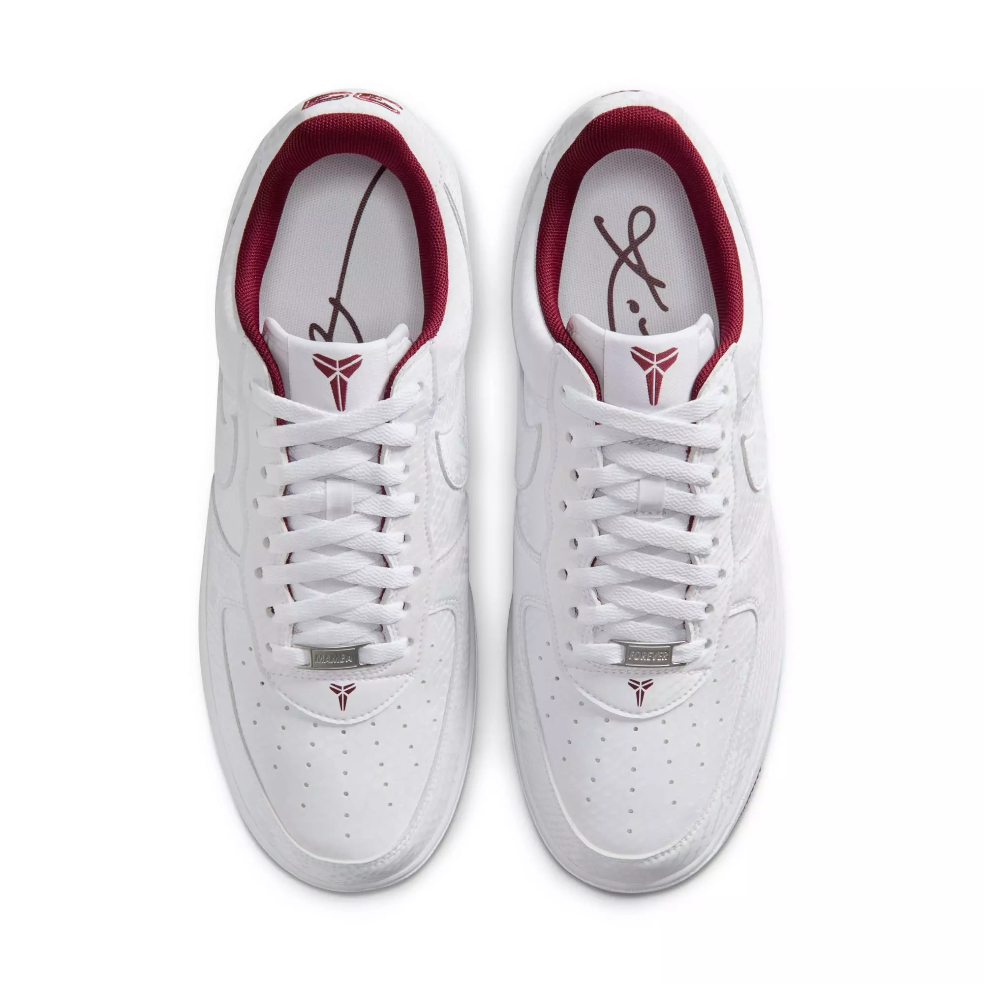 Nike Kobe Air Force 1 Low "Marion Home" Men's Shoe - WHITE/TEAM RED
