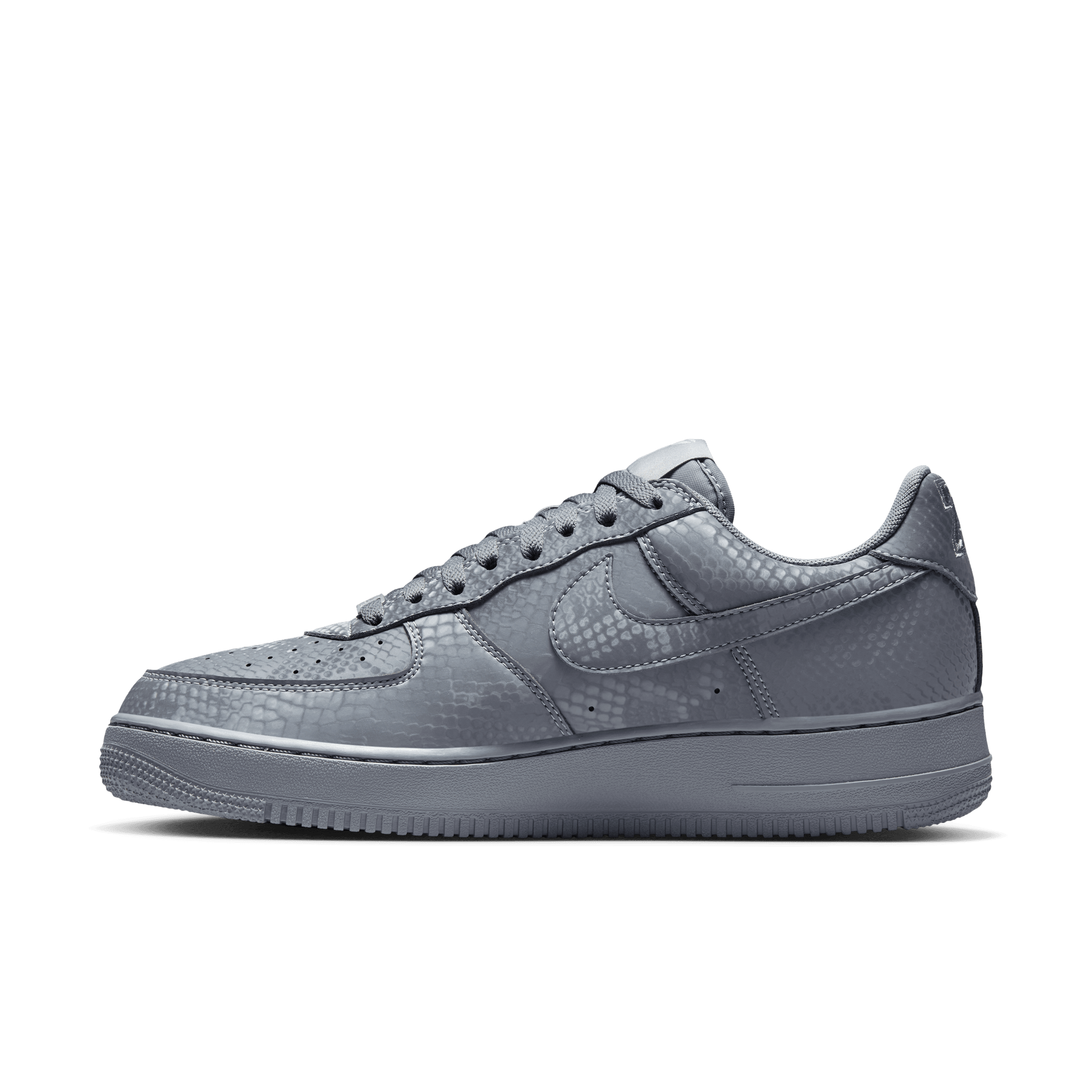 Nike Kobe Air Force 1 Low "Cool Grey/Wolf Grey" Men's Shoe - GREY Thumbnail View 4