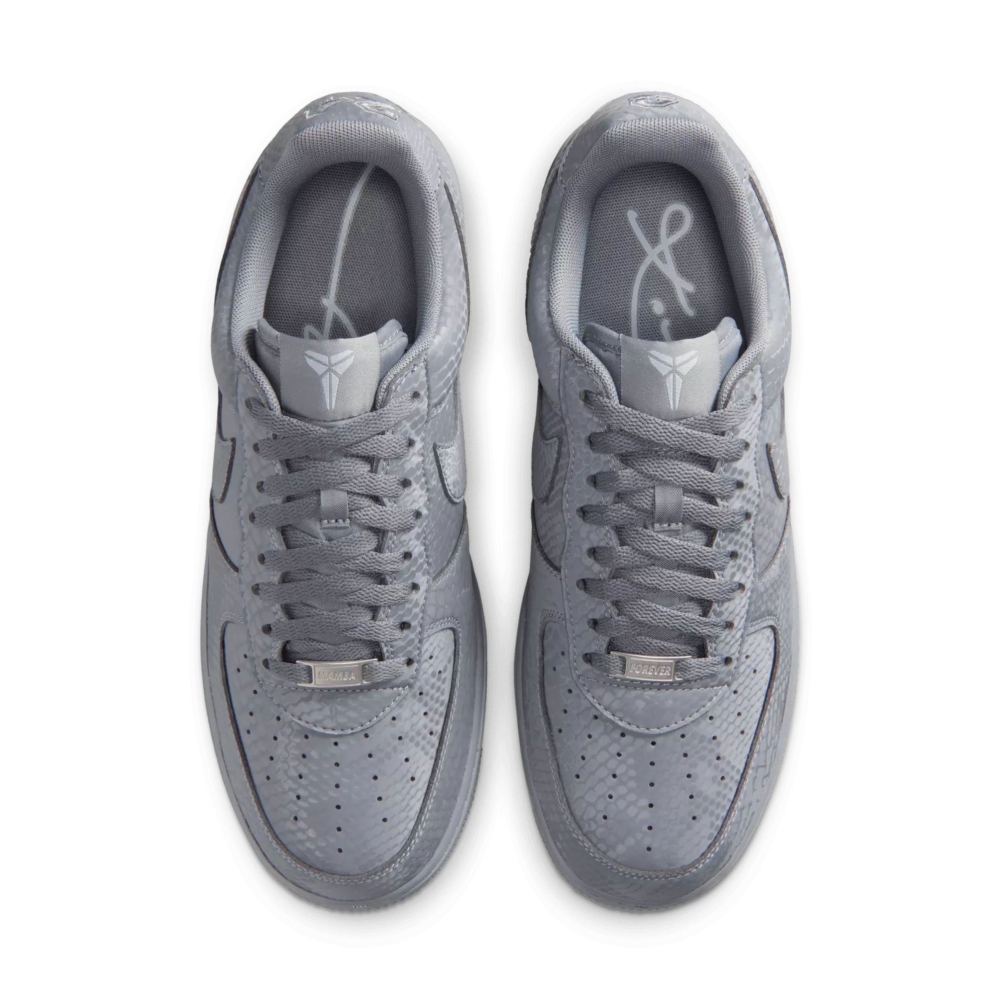 Nike Kobe Air Force 1 Low "Cool Grey/Wolf Grey" Men's Shoe - GREY