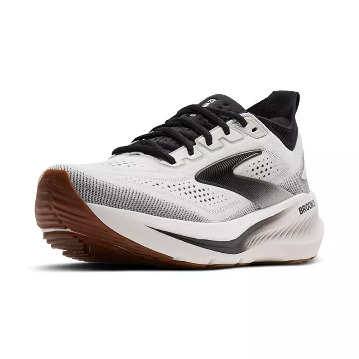 Brooks Glycerin 23 "White/Black/Gum" Men's Running Shoe - WHITE/BLACK