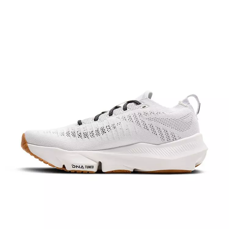 Brooks Glycerin Flex "White/Black/Gum" Men's Running Shoe - WHITE/BLACK