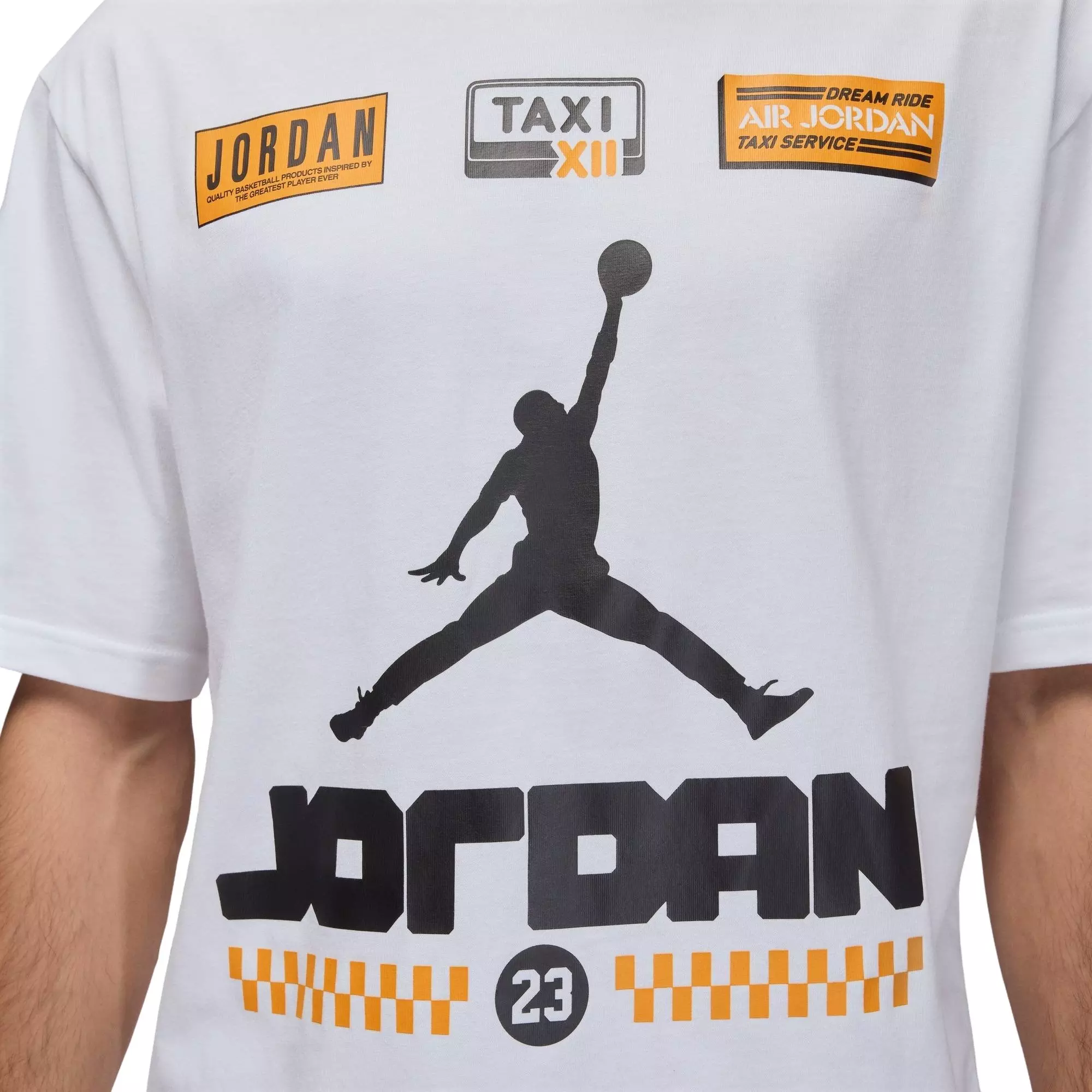 Jordan Men's AJ12 Taxi Tee - WHITE
